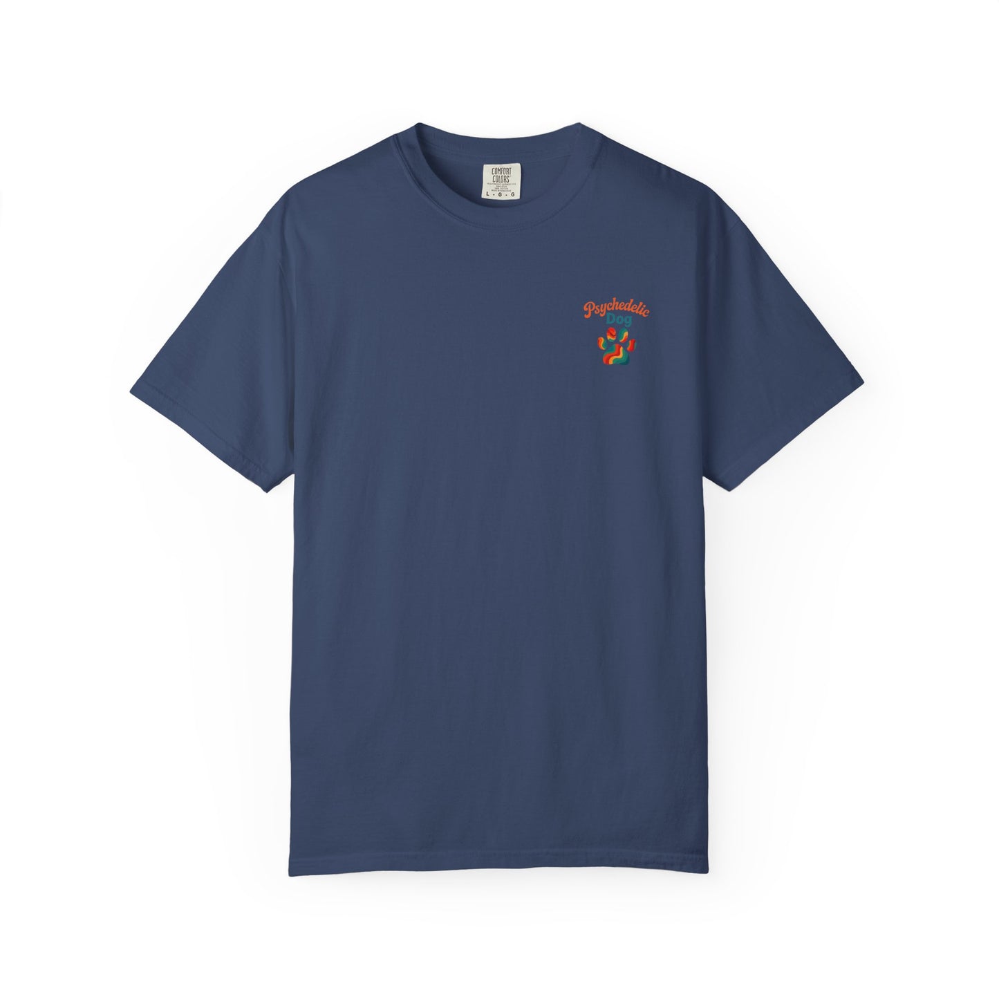 Psychedelic Dog T-Shirt - Jimi Hendrix Fun Humorous Design for Men and Women