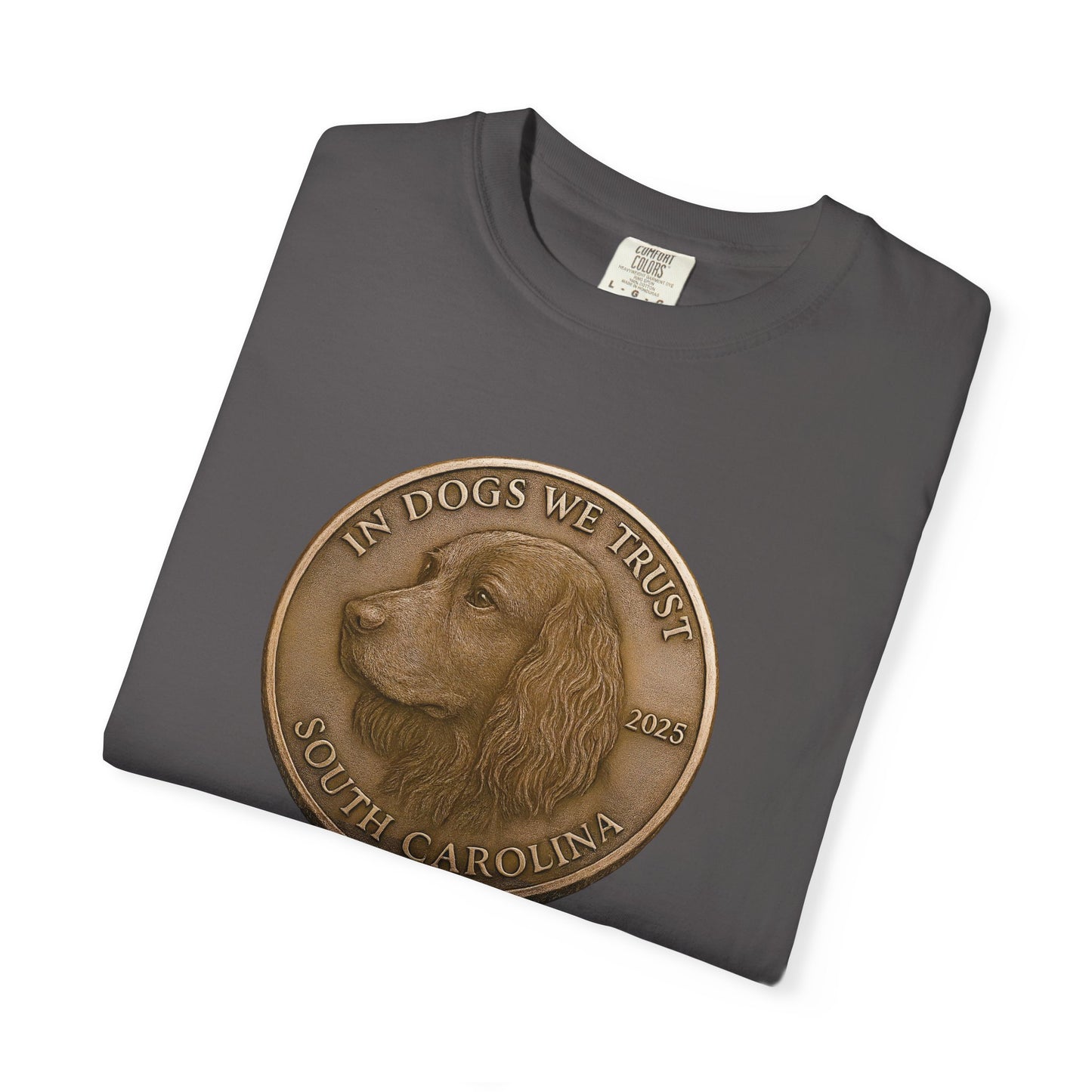 South Carolina State Coin T-Shirt Collection - Proud Dog Breed Illustrations