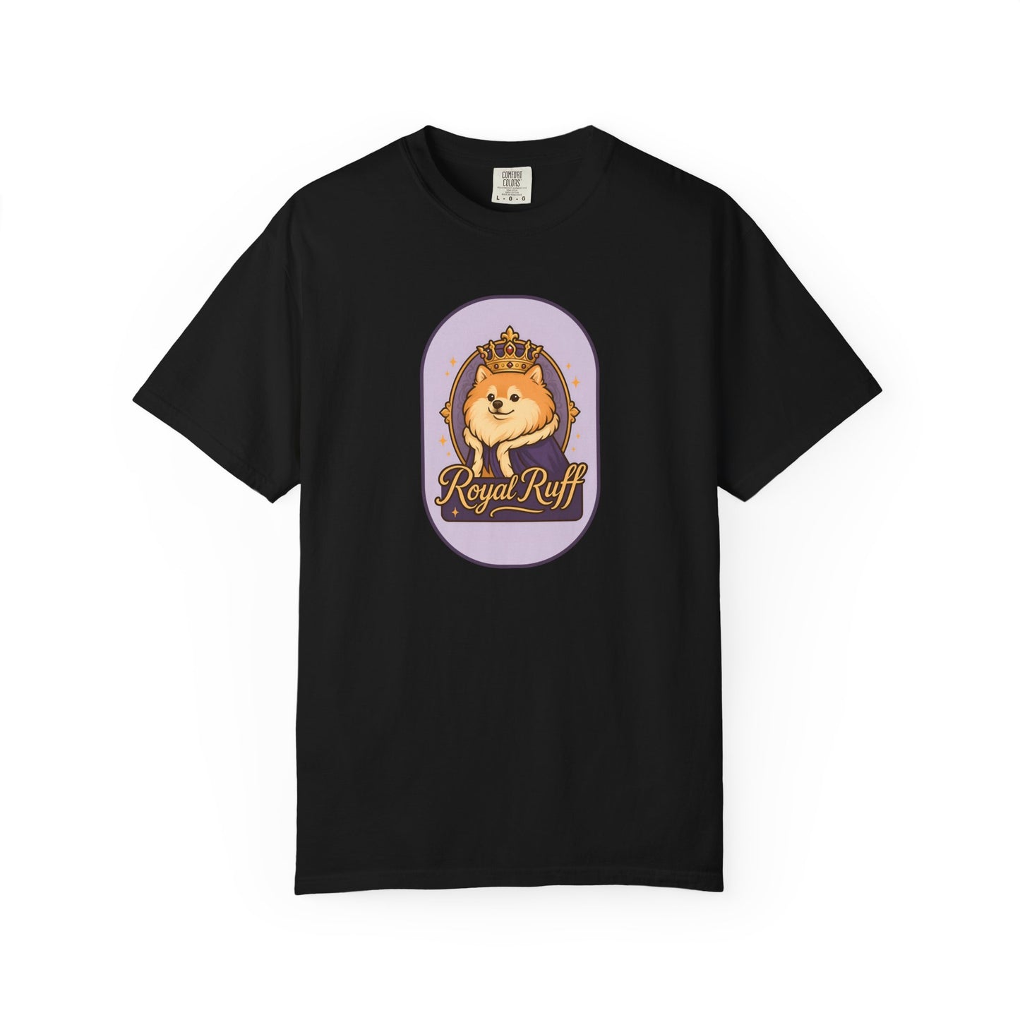 Dog Lover's Royal Ruff T-Shirt - Unisex Funny Pet Tee, Gift for Dog Parents, Cute Animal Shirt, Pet Memorial, Birthday Gift