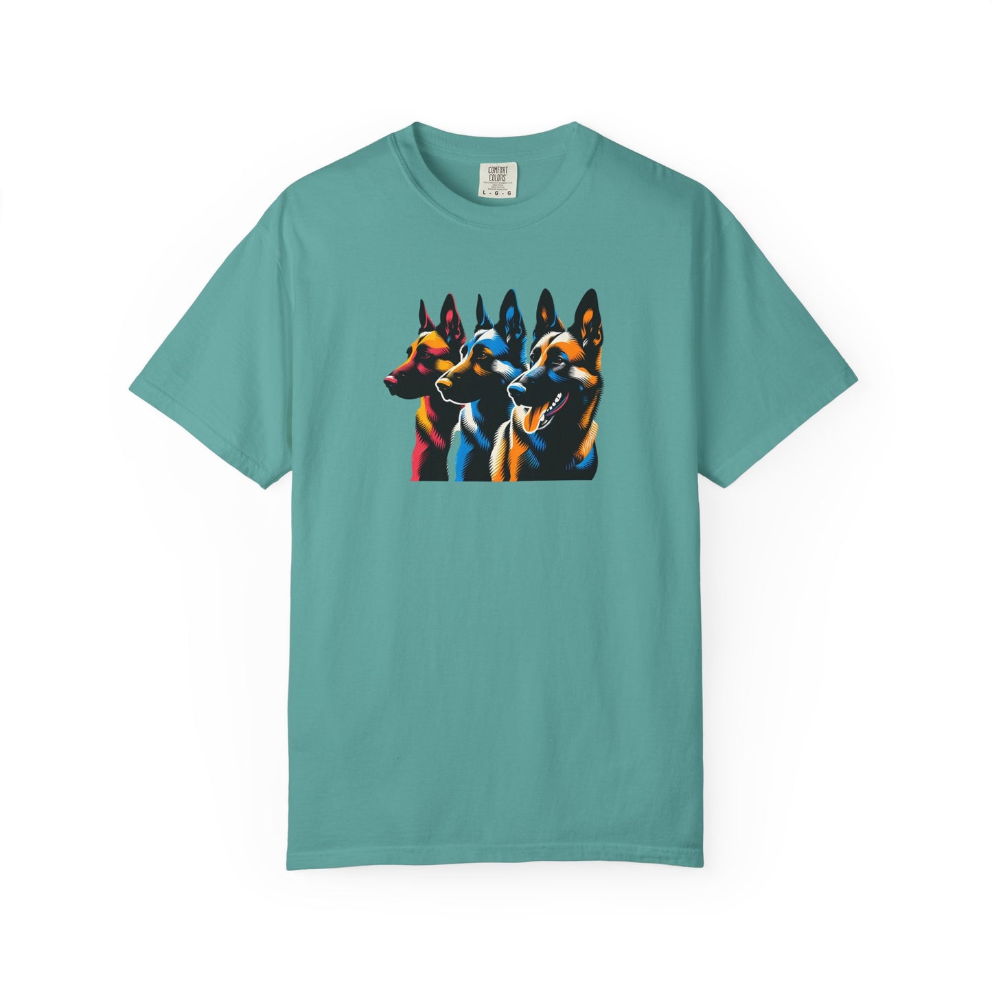 Colorful German Shepherd Unisex T-Shirt - Vibrant Dog Lover Tee