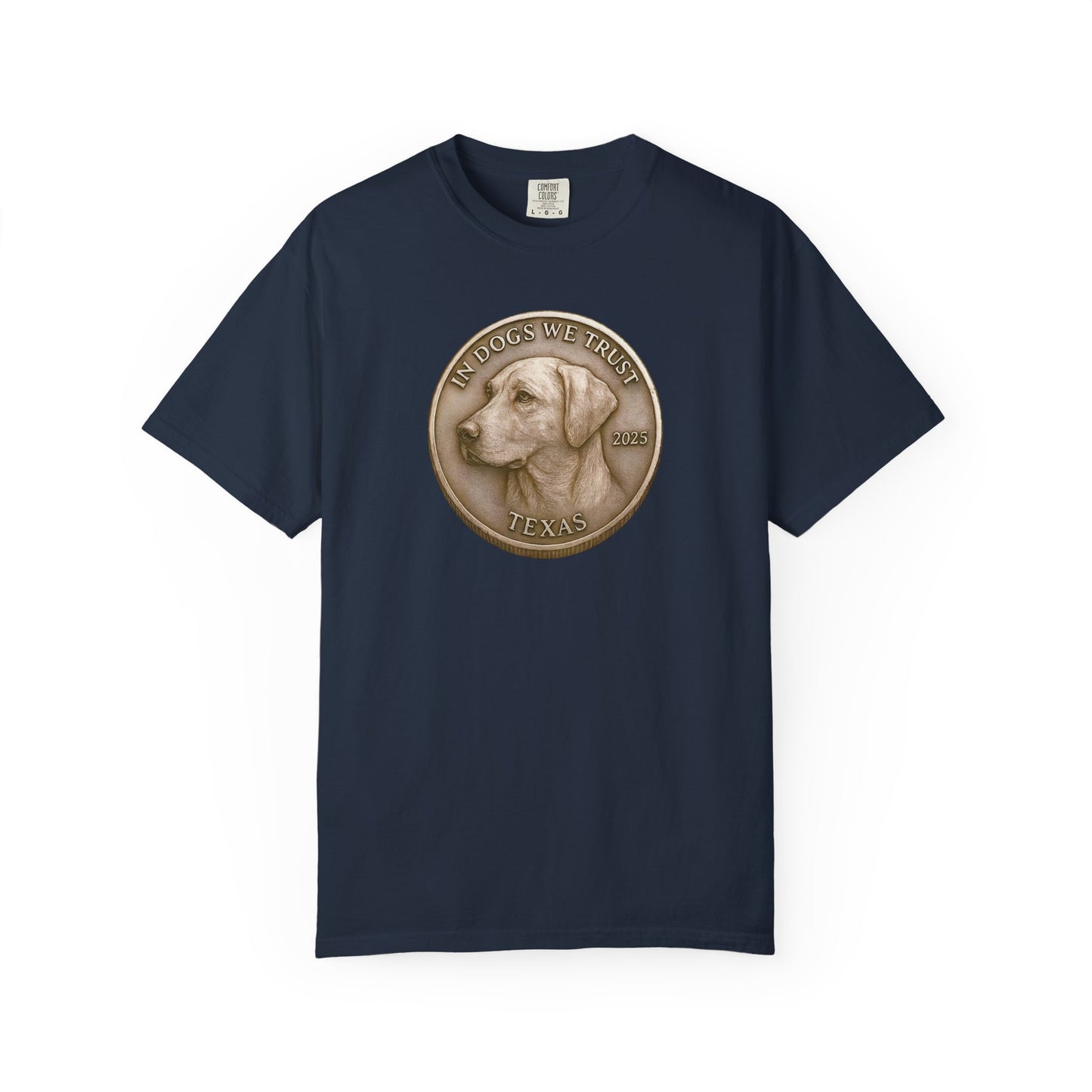 Texas State Coin T-Shirt Collection - Proud Dog Breed Illustrations