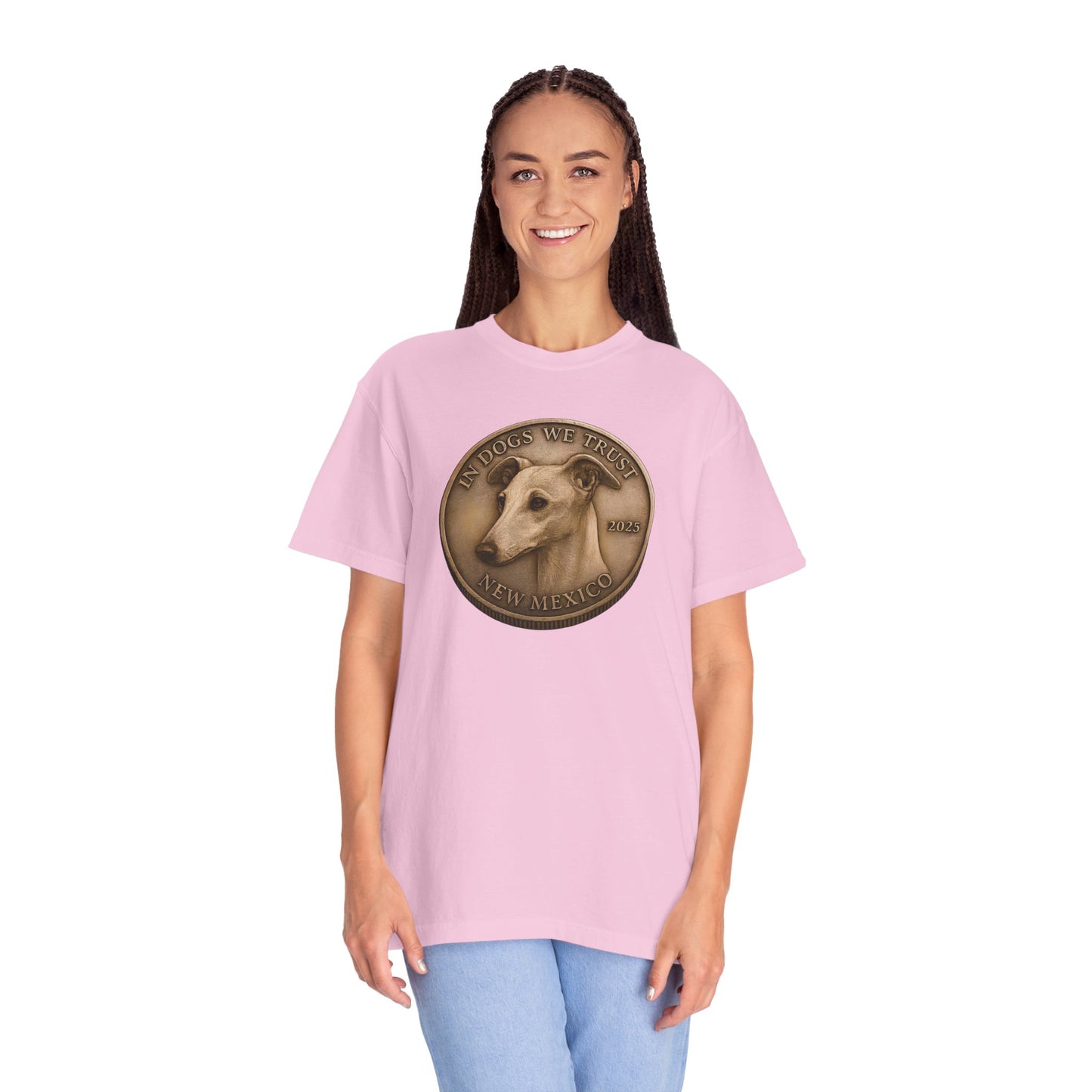 New Mexico State Coin T-Shirt Collection - Proud Dog Breed Illustrations