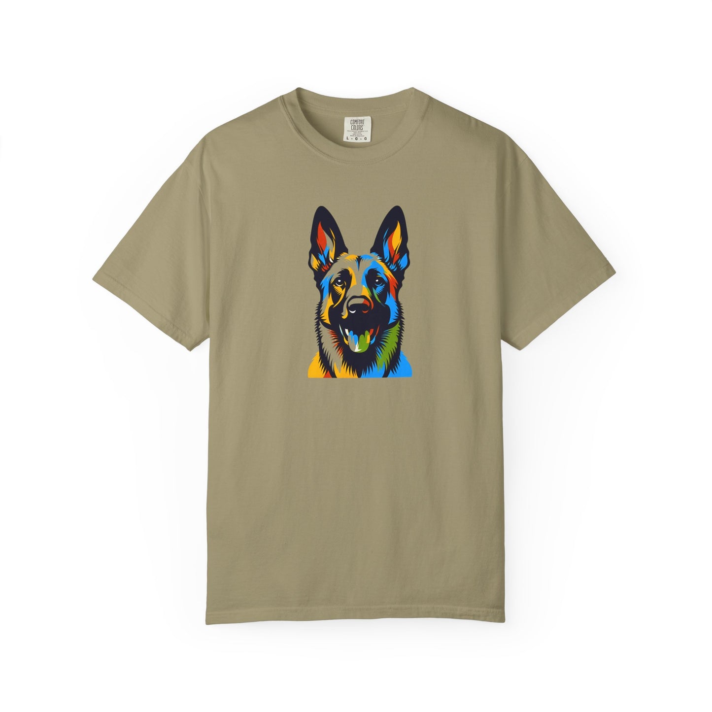 Colorful Belgium Malinois Art Unisex T-Shirt - Perfect for Pet Lovers