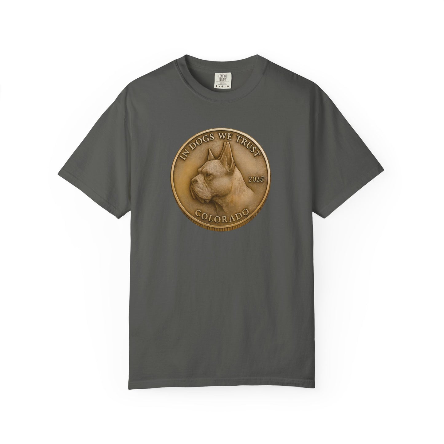 Colorado State Coin T-Shirt Collection - Proud Dog Breed Illustrations