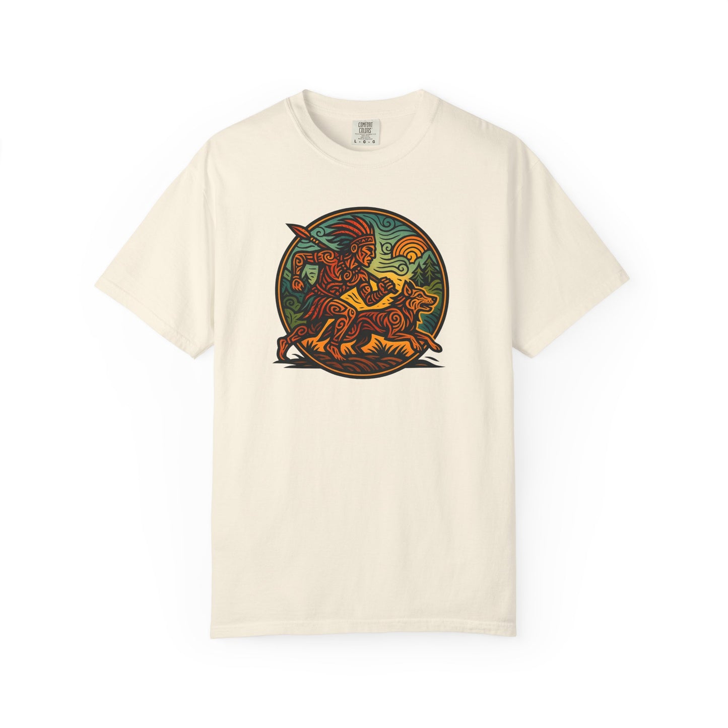 Vintage-Inspired Garment-Dyed T-Shirt, Artistic Tee for Nature Lovers, Perfect Gift for Birthdays, Casual Outings, Eco-Friendly Fashion