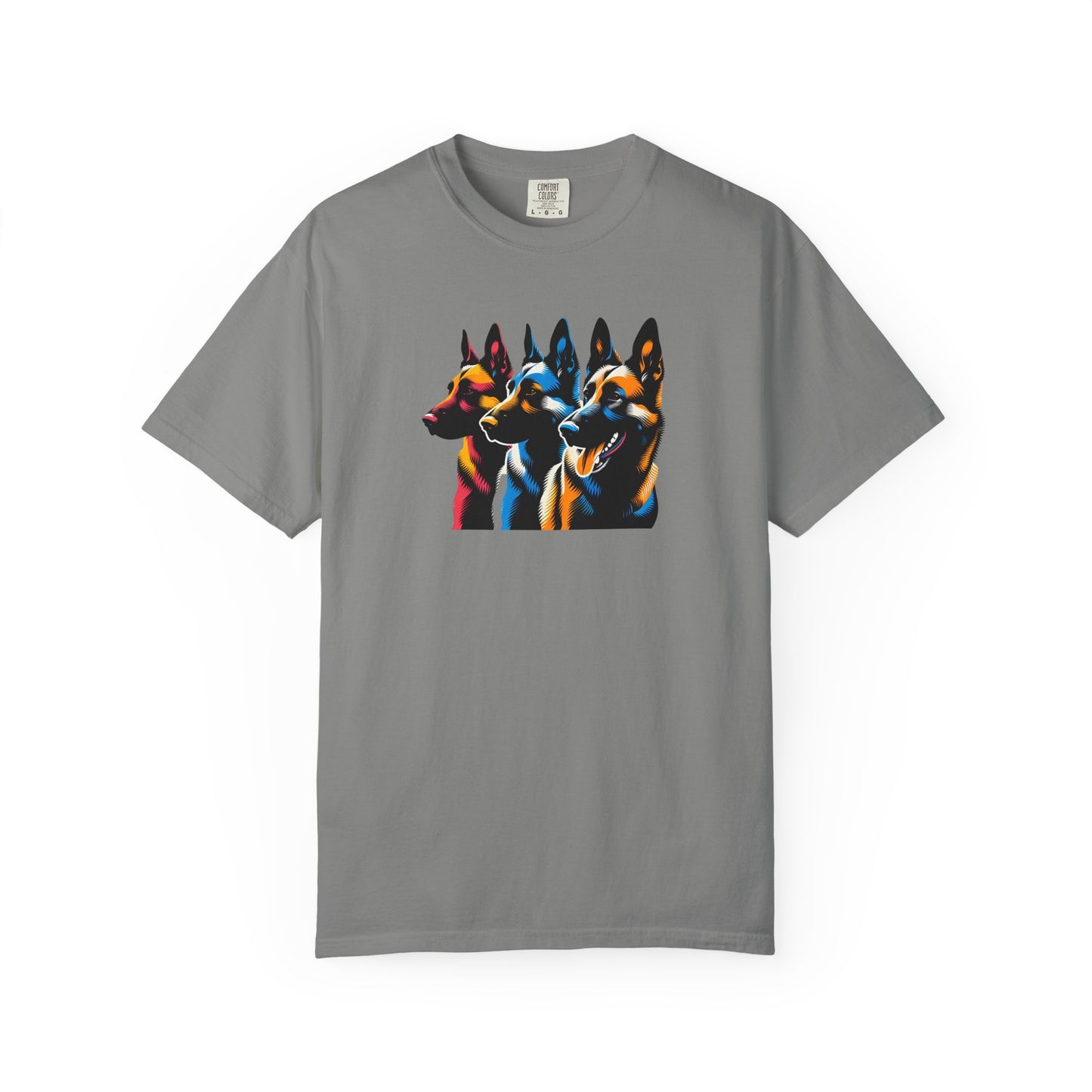 Colorful German Shepherd Unisex T-Shirt - Vibrant Dog Lover Tee