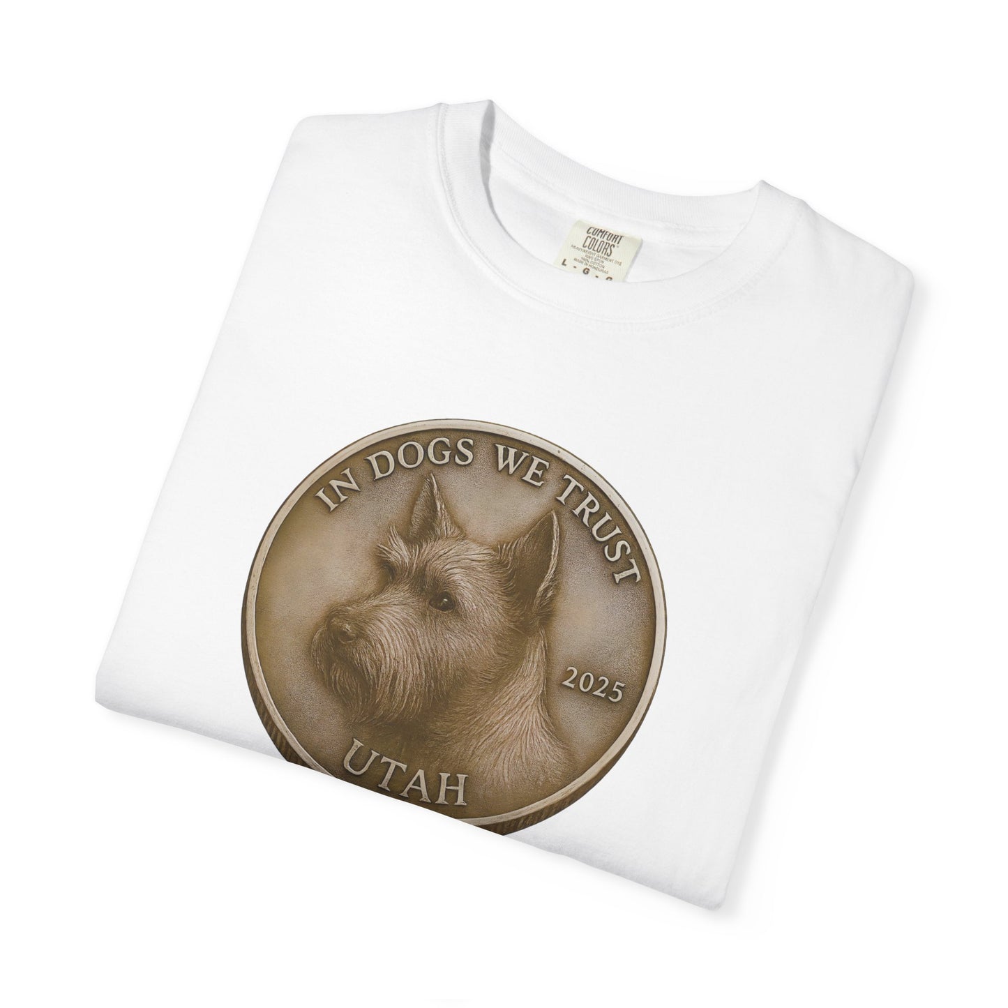Utah State Coin T-Shirt Collection - Proud Dog Breed Illustrations