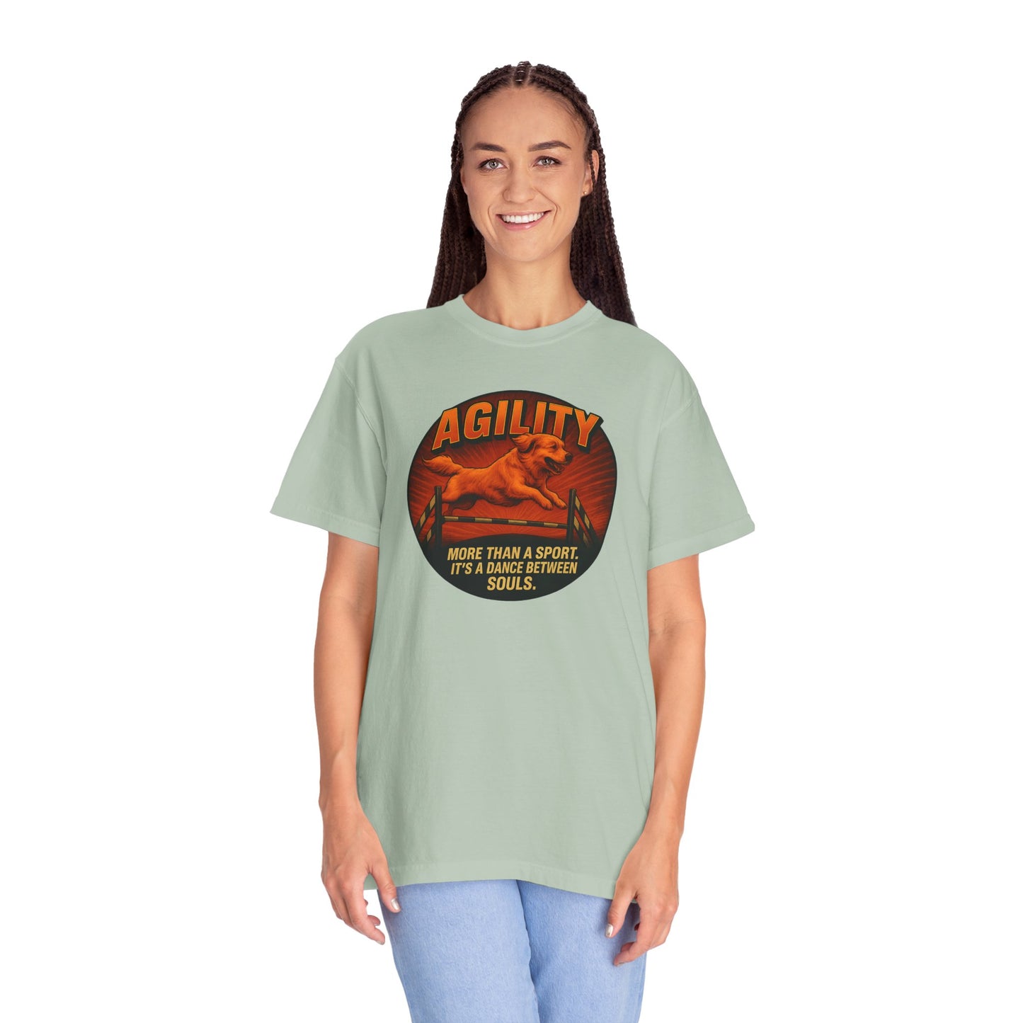 Agility Dog Sport Unisex Garment-Dyed T-Shirt
