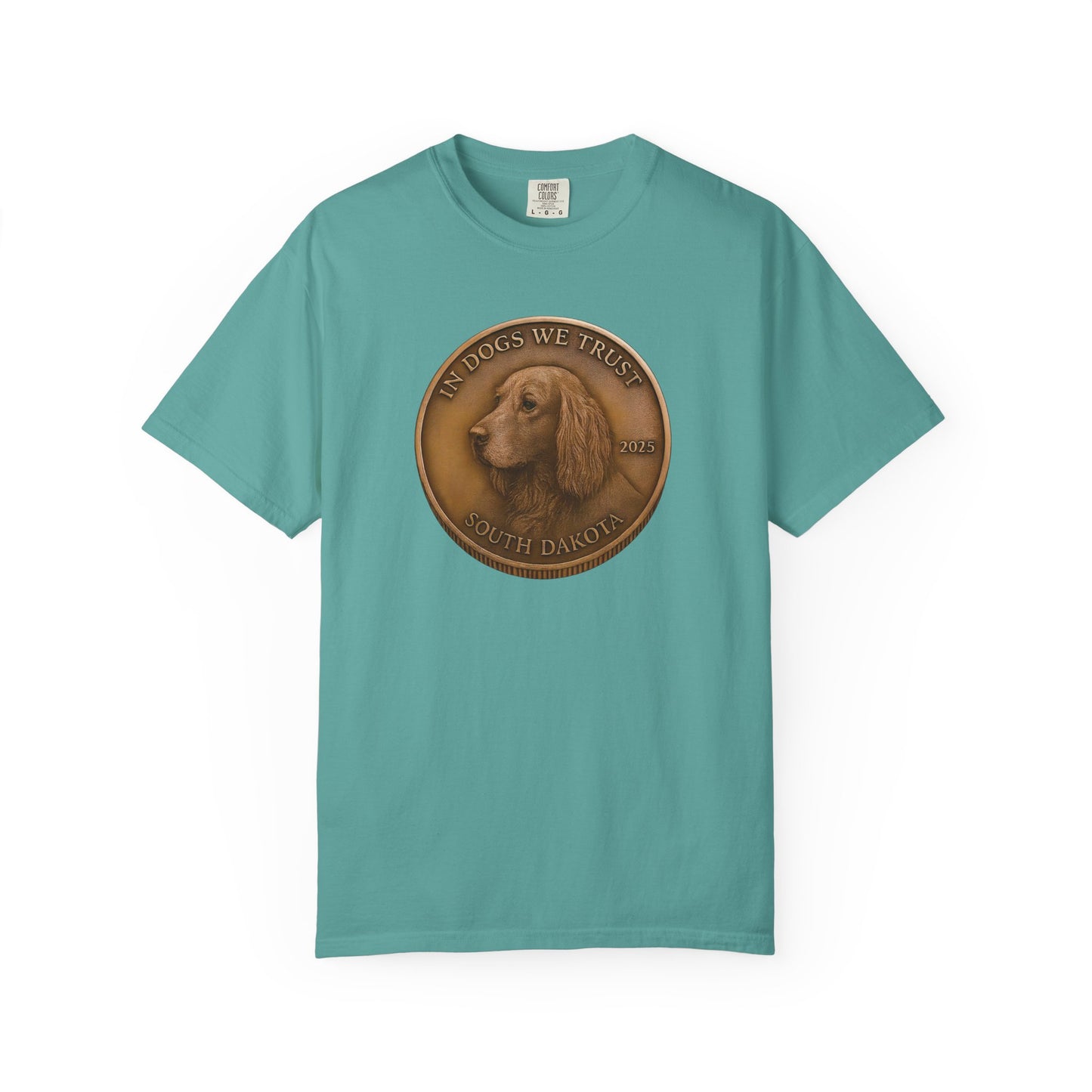 South Dakota State Coin T-Shirt Collection - Proud Dog Breed Illustrations