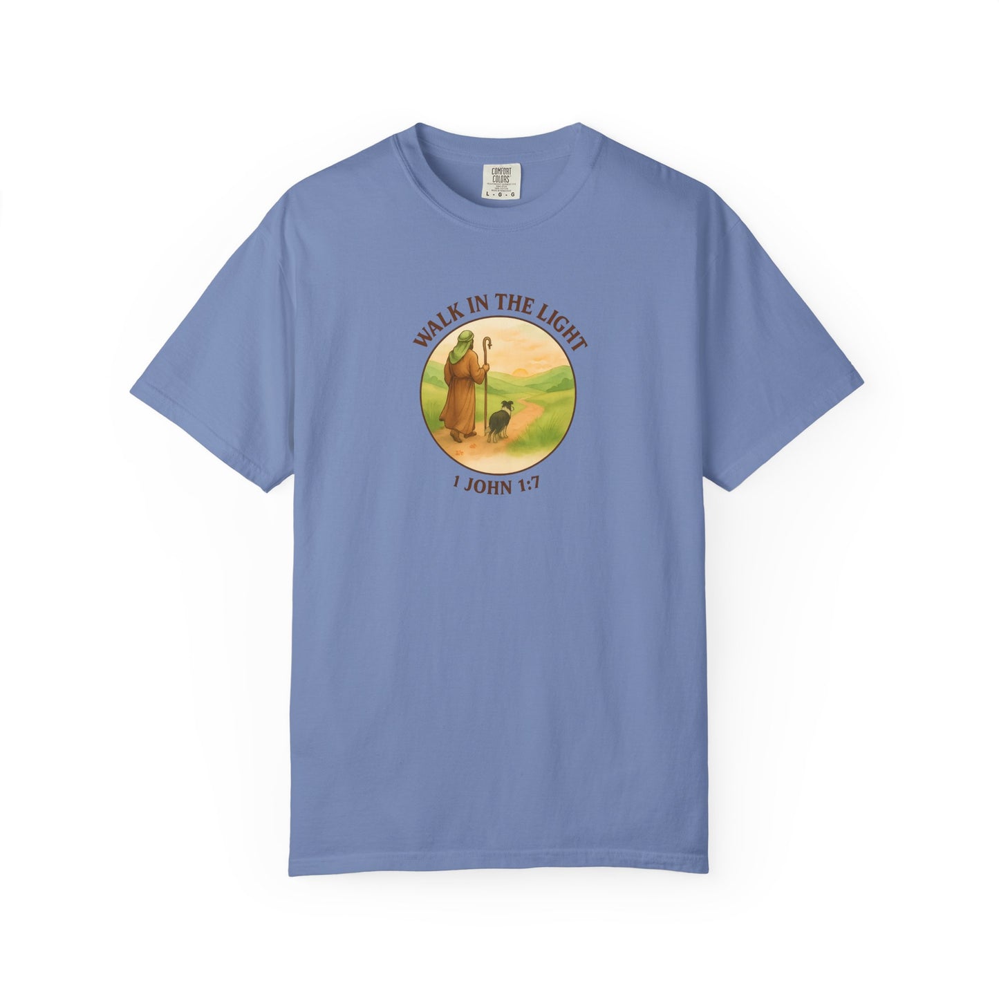 Walk in the light T-Shirt, Casual Fashion Tee, Motivational Gift, Unisex Graphic Tee, Perfect for Gifts and Celebrations