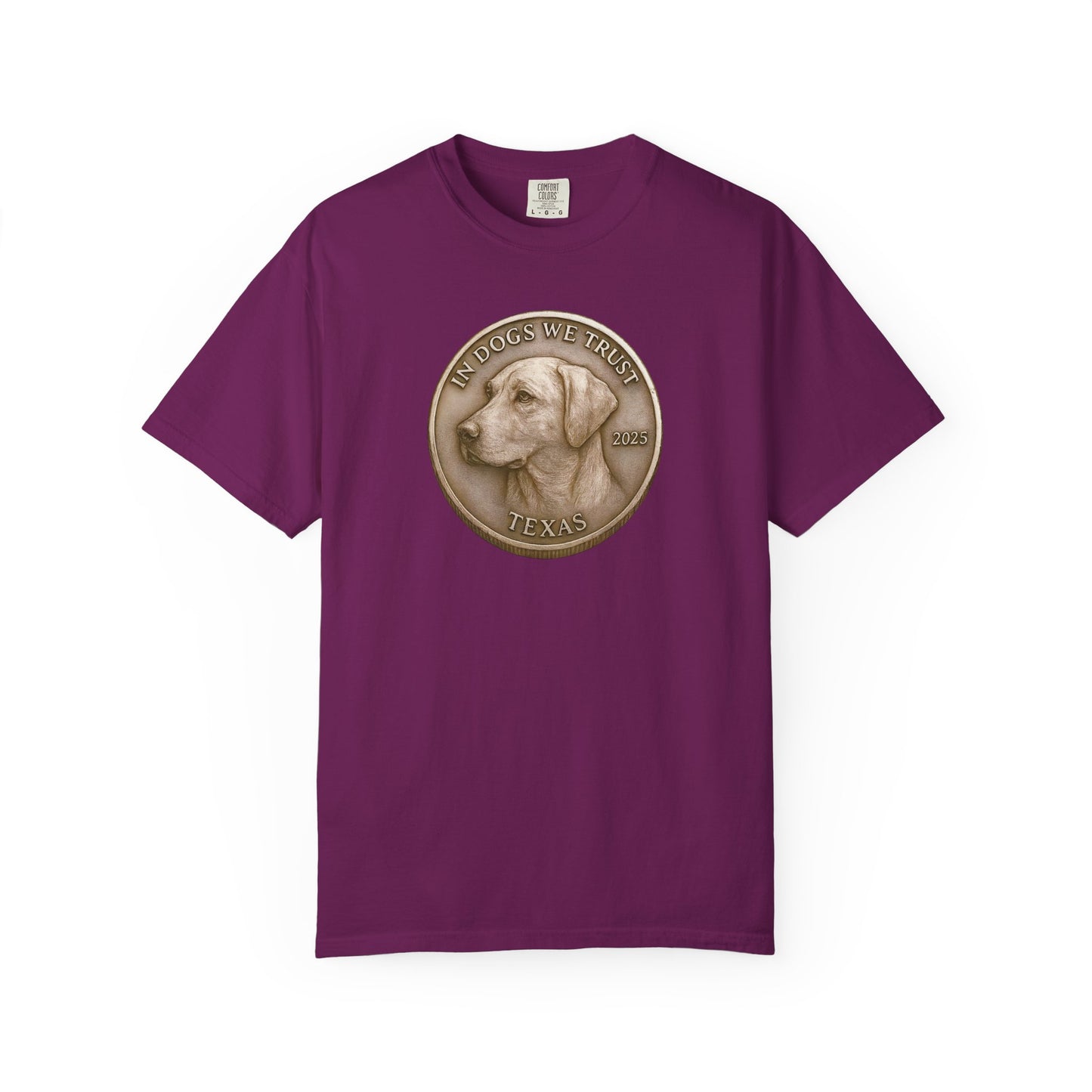 Texas State Coin T-Shirt Collection - Proud Dog Breed Illustrations