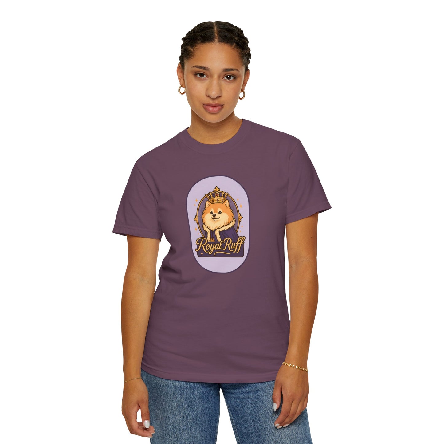 Dog Lover's Royal Ruff T-Shirt - Unisex Funny Pet Tee, Gift for Dog Parents, Cute Animal Shirt, Pet Memorial, Birthday Gift