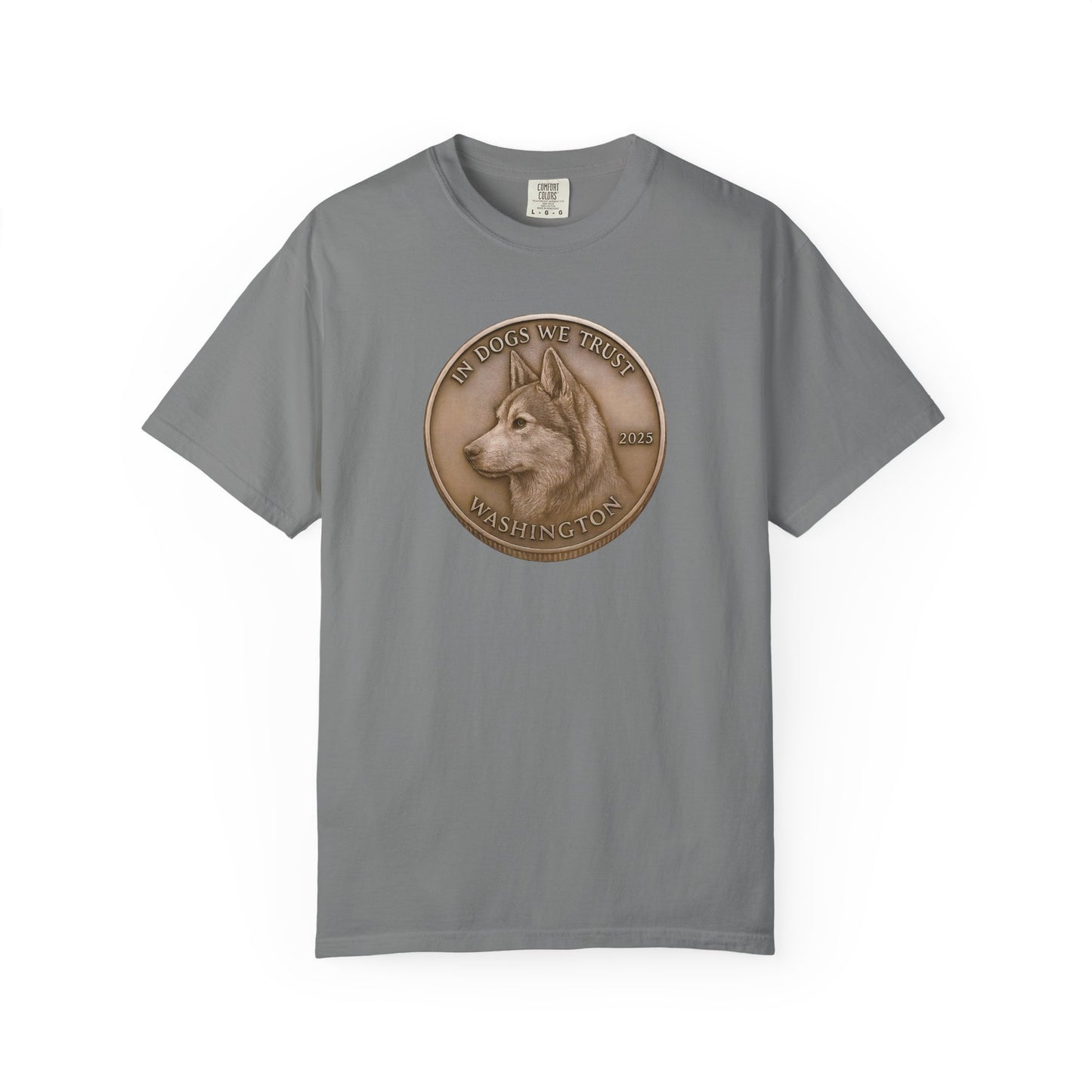 Washington State Coin T-Shirt Collection - Proud Dog Breed Illustrations