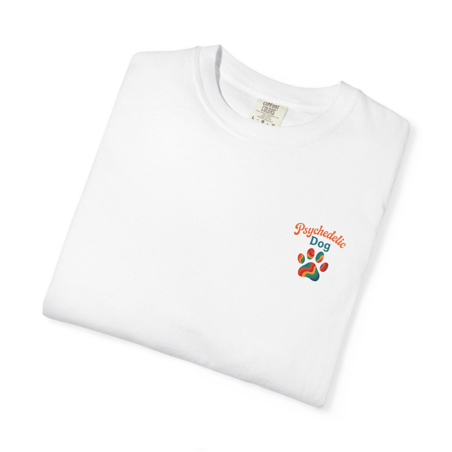 Psychedelic Dog T-Shirt - Jimi Hendrix Fun Humorous Design for Men and Women