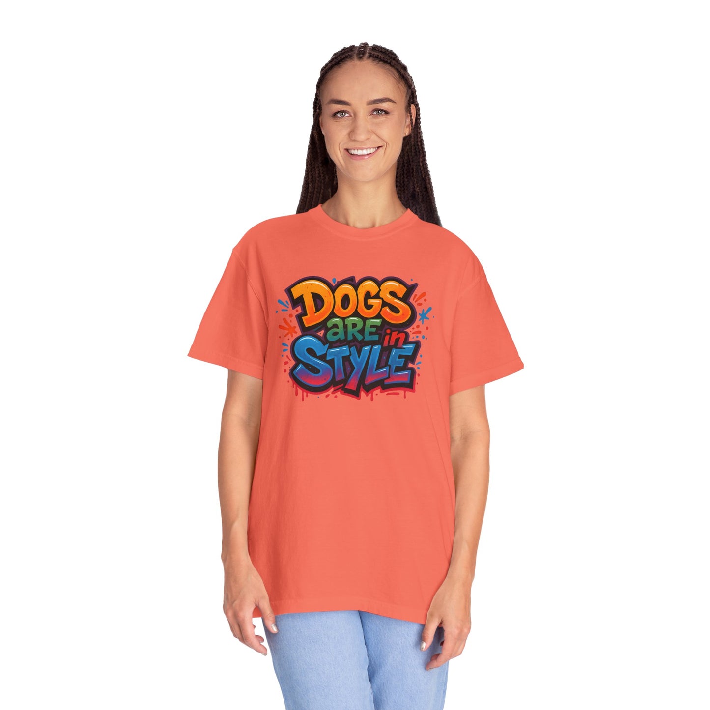 Stylish Dog Lovers T-Shirt - "Dogs are in STYLE"