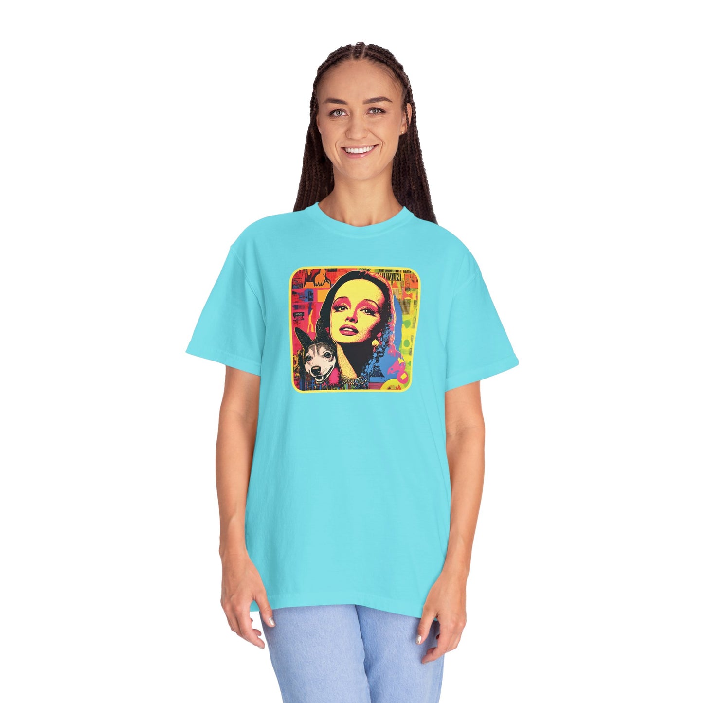 Pop Art Mom and Dog T-Shirt