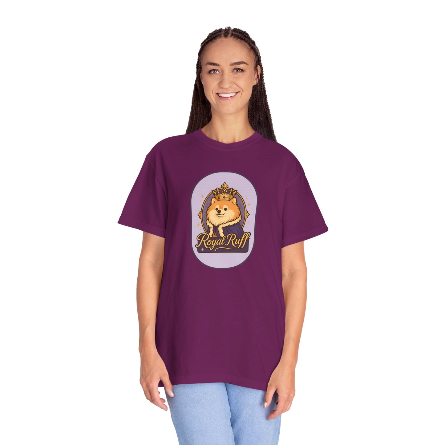 Dog Lover's Royal Ruff T-Shirt - Unisex Funny Pet Tee, Gift for Dog Parents, Cute Animal Shirt, Pet Memorial, Birthday Gift