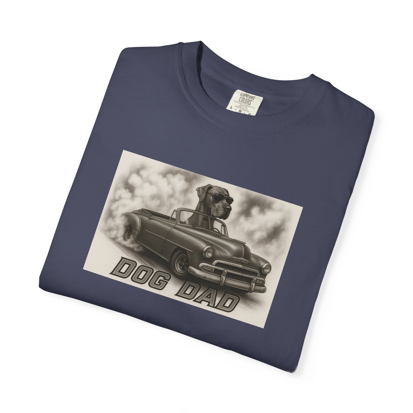 Dog Dad - Great Dane - Cool Dogs in Cool Cars T-Shirt Collection | Funny Dog Lover Apparel for Men