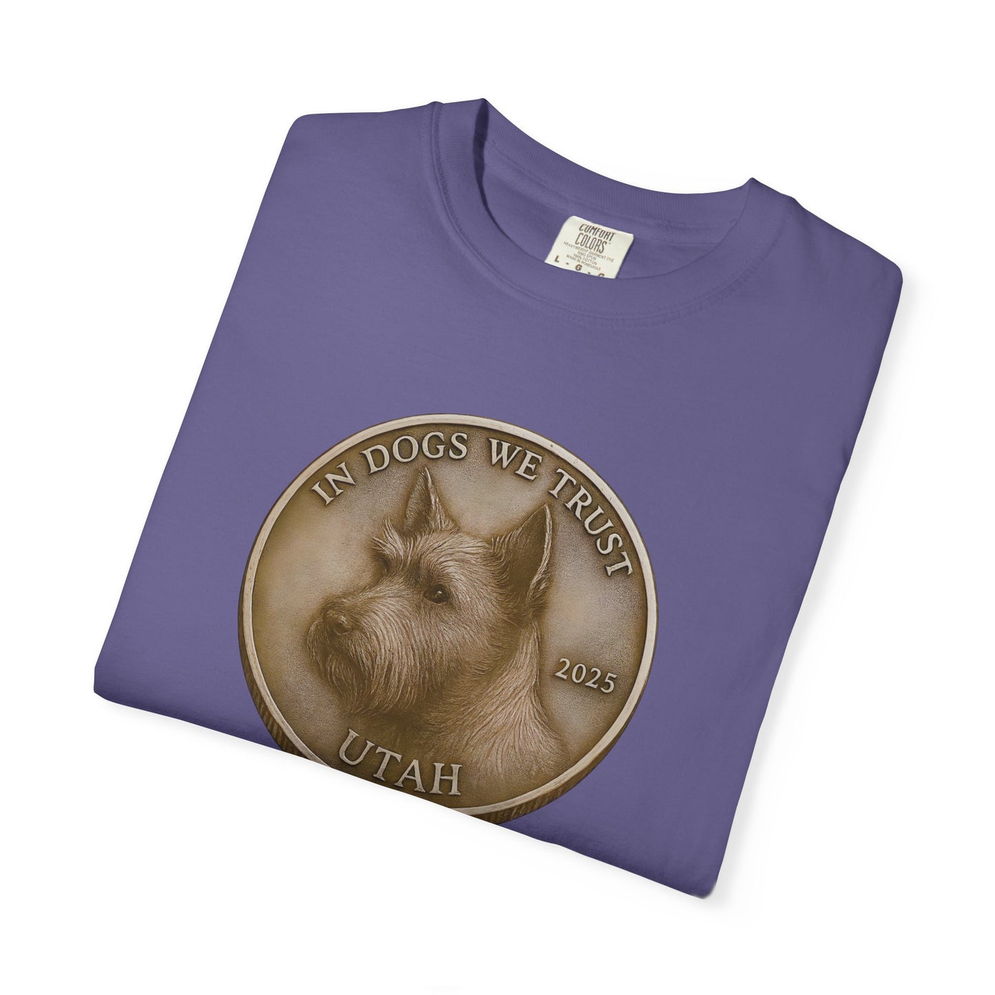 Utah State Coin T-Shirt Collection - Proud Dog Breed Illustrations