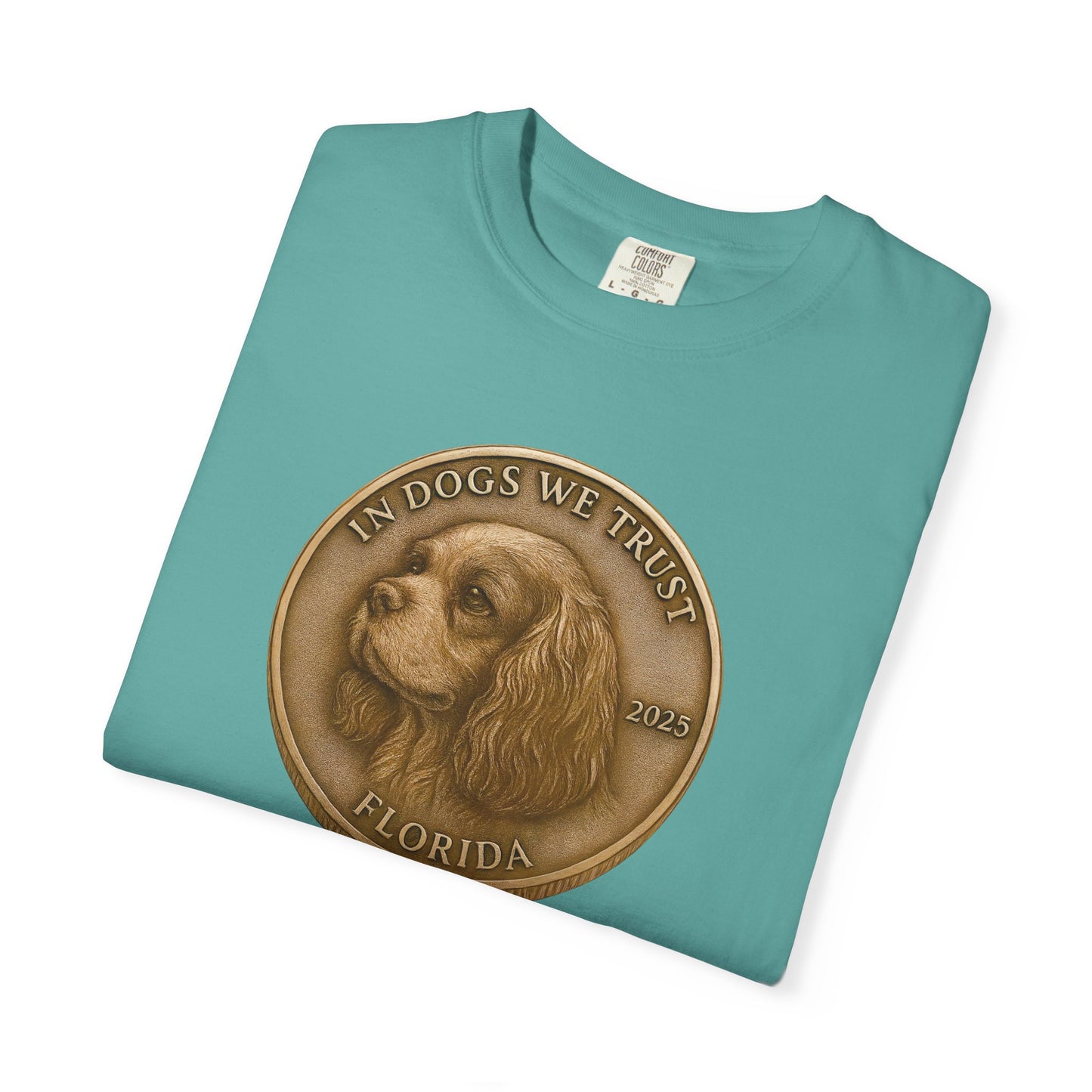 Florida State Coin T-Shirt Collection - Proud Dog Breed Illustrations