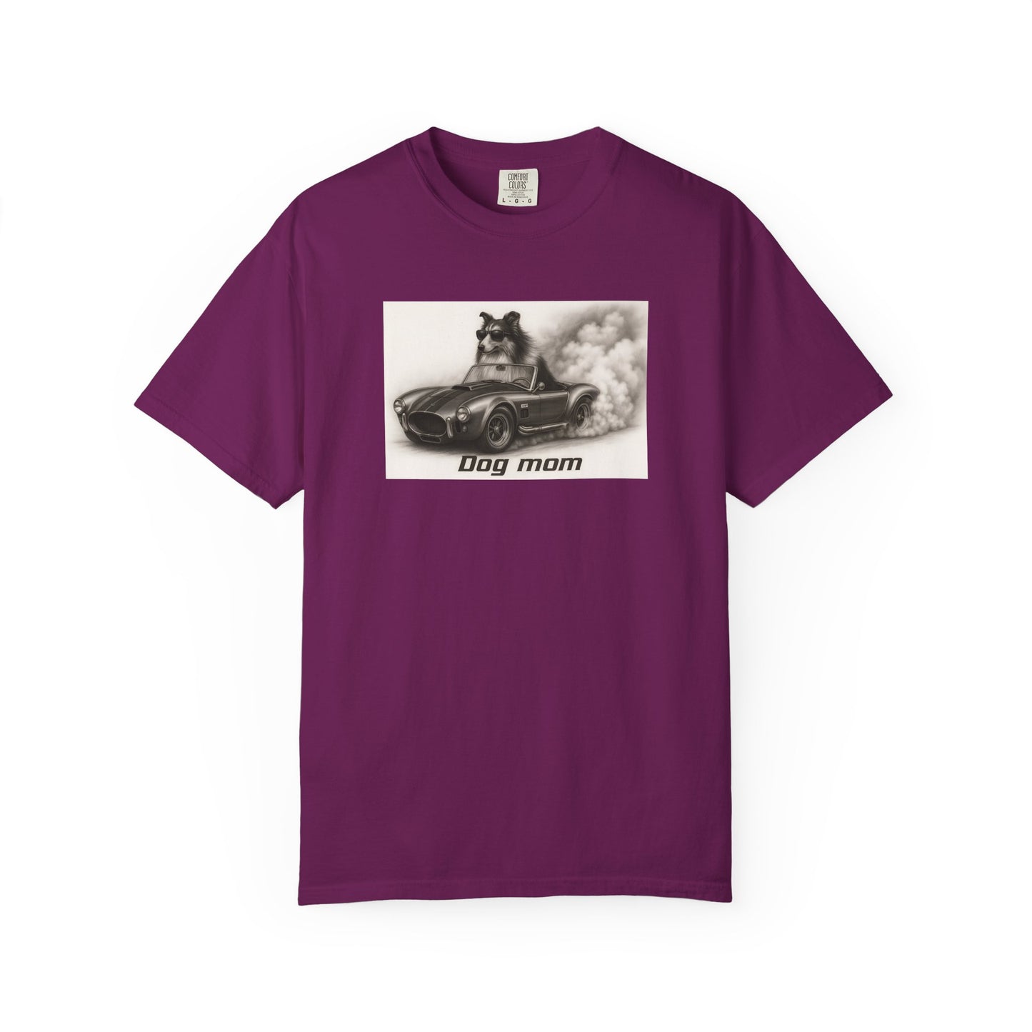 Dog Mom - Collie - “Cool Dogs in Cool Cars” T-Shirt Collection! 🐶🚗