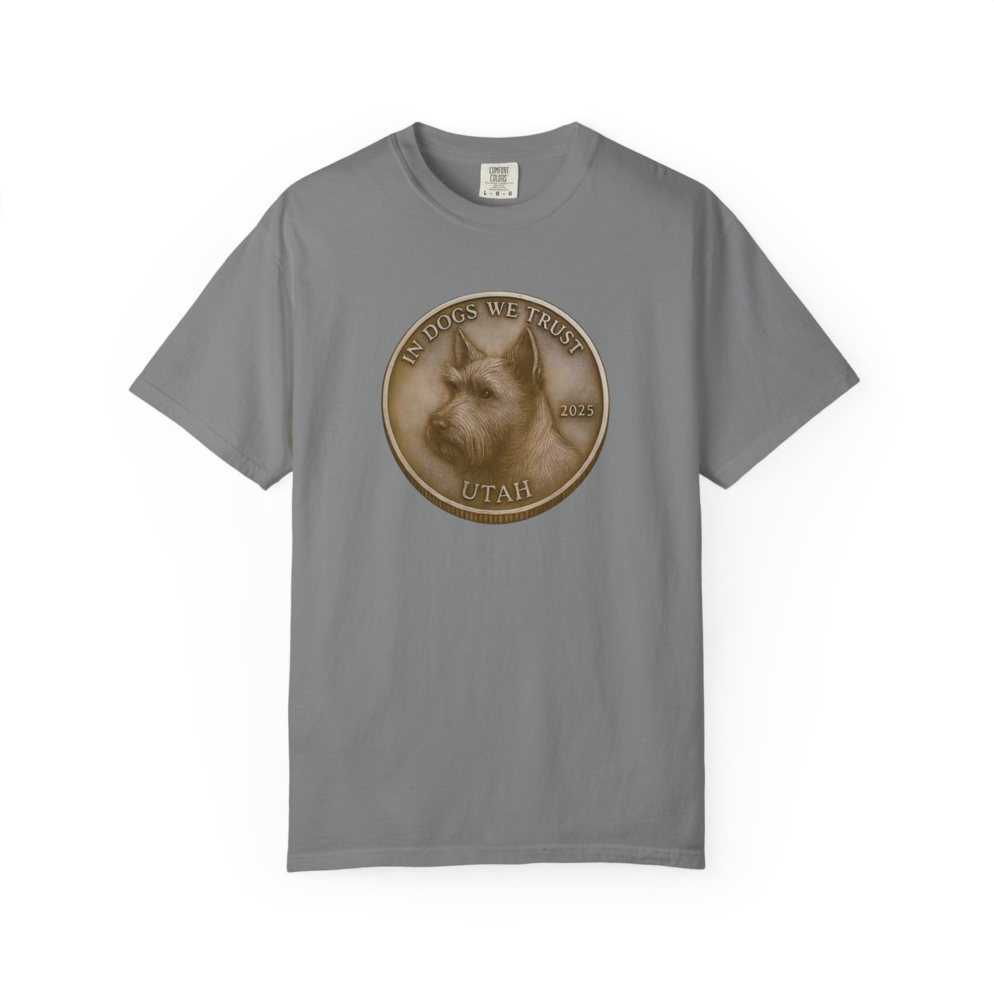 Utah State Coin T-Shirt Collection - Proud Dog Breed Illustrations