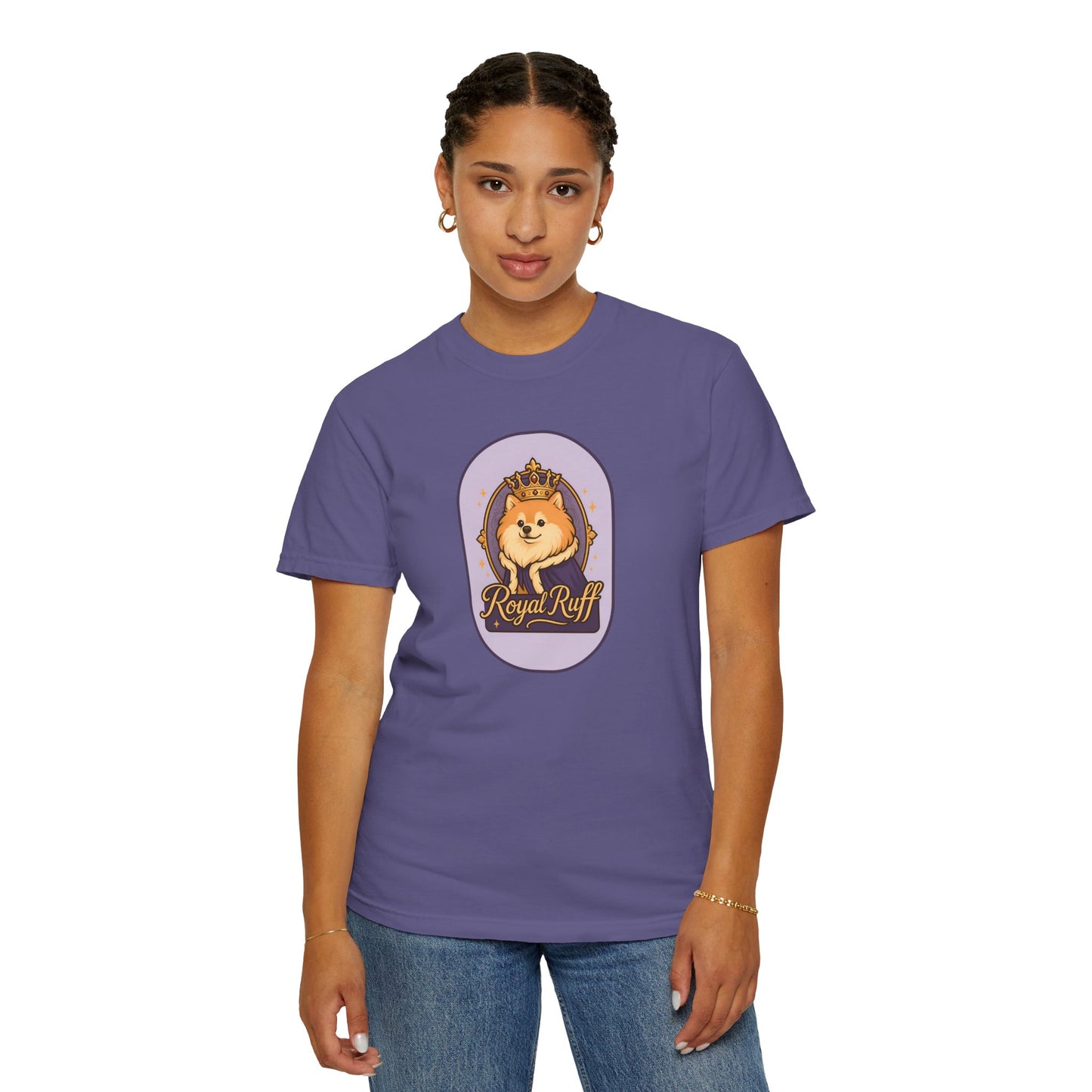 Dog Lover's Royal Ruff T-Shirt - Unisex Funny Pet Tee, Gift for Dog Parents, Cute Animal Shirt, Pet Memorial, Birthday Gift