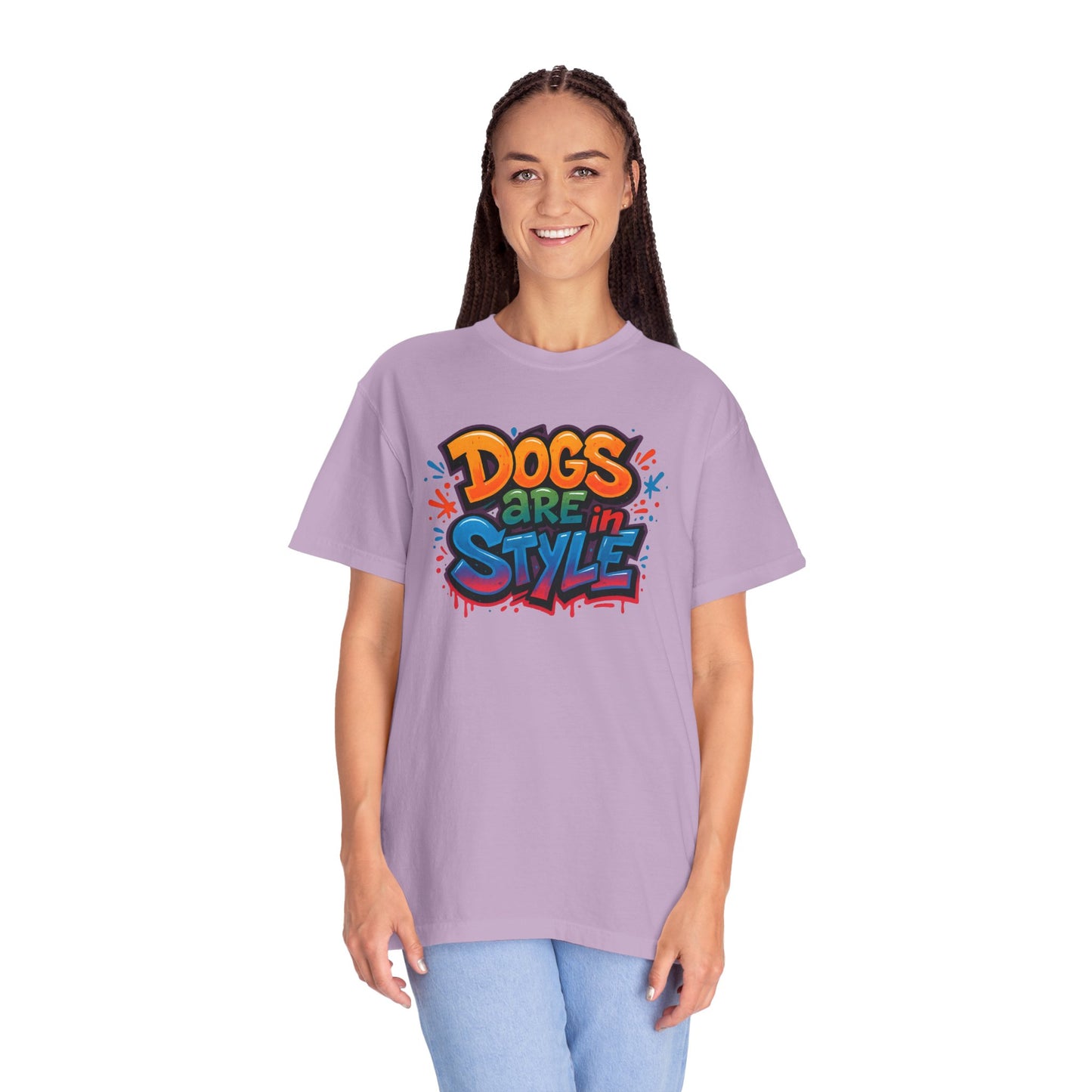 Stylish Dog Lovers T-Shirt - "Dogs are in STYLE"