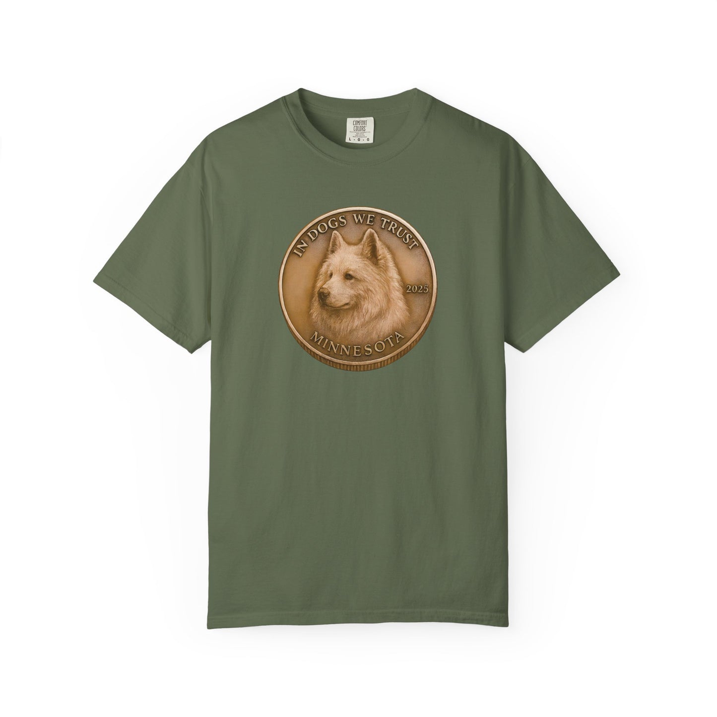 Minnesota State Coin T-Shirt Collection - Proud Dog Breed Illustrations