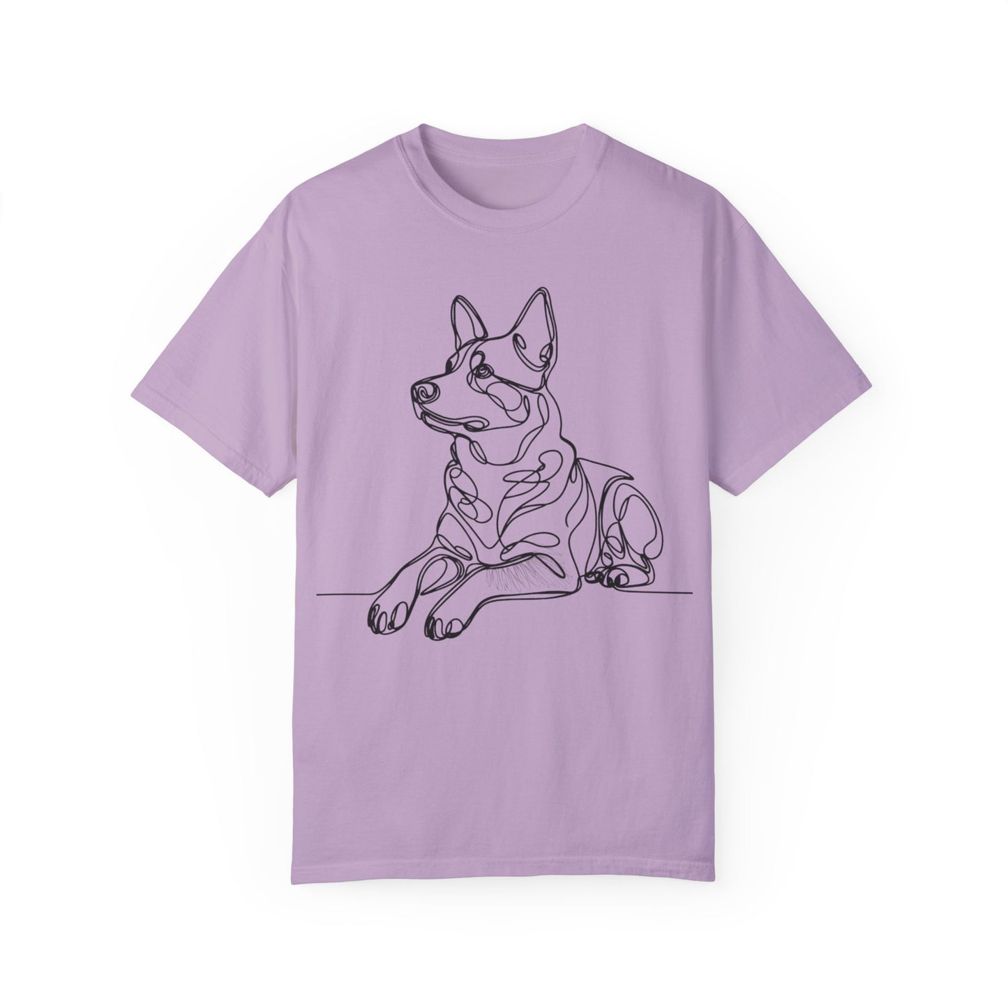 🖤 True Grit – Blue Heeler Line Art Tee - Perfect Gift for Dog Lovers