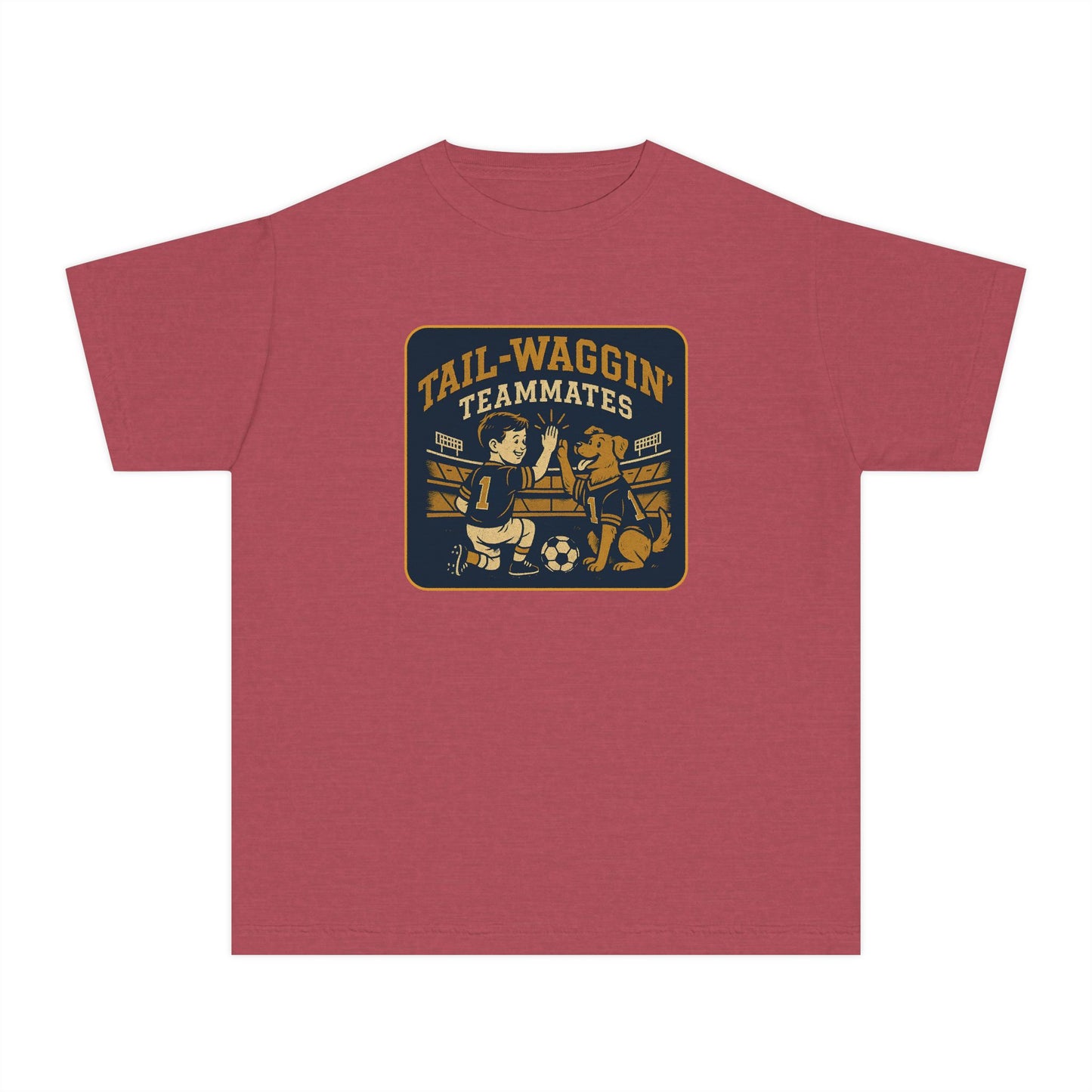 Youth Tee Tail-Waggin' Teammates Midweight