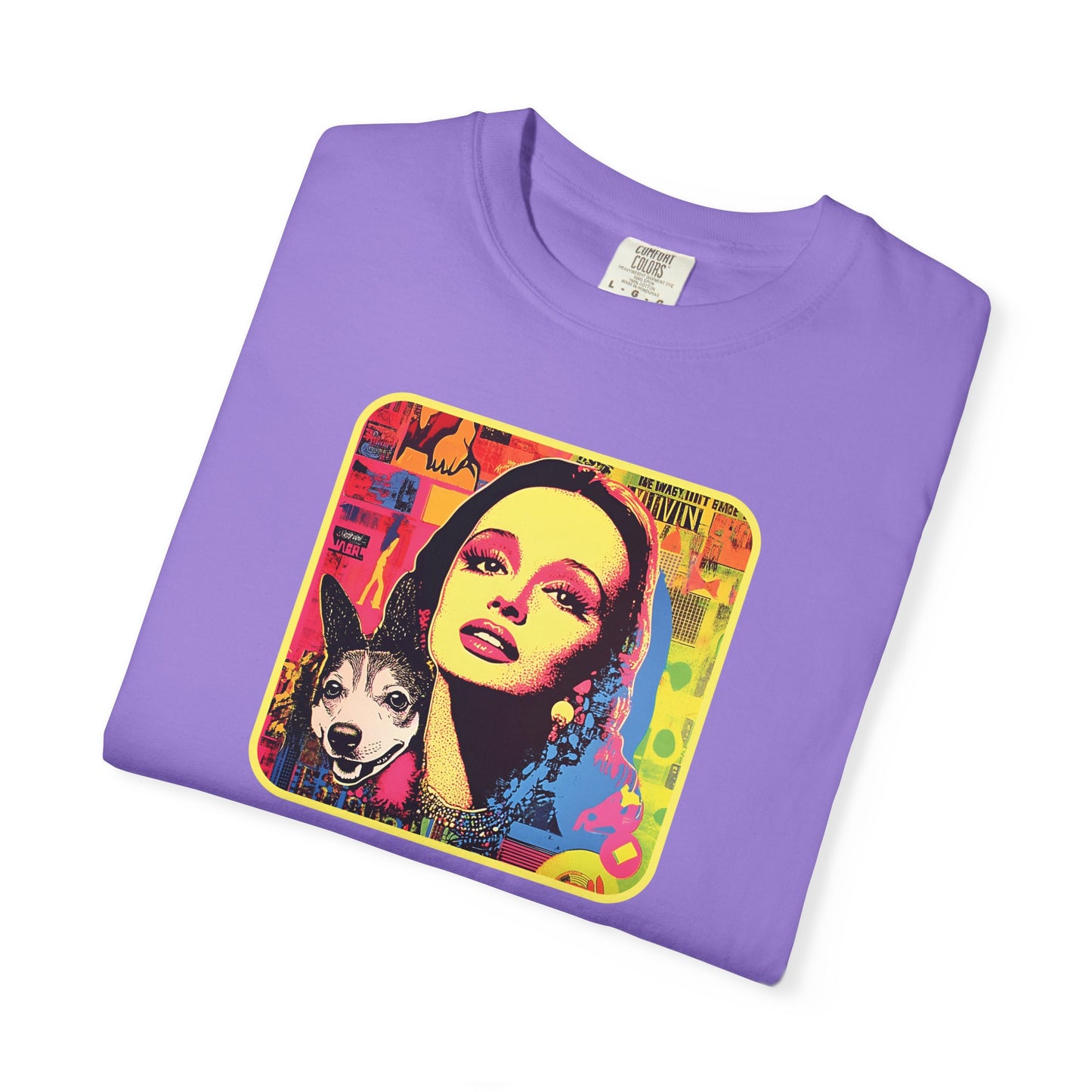 Pop Art Mom and Dog T-Shirt