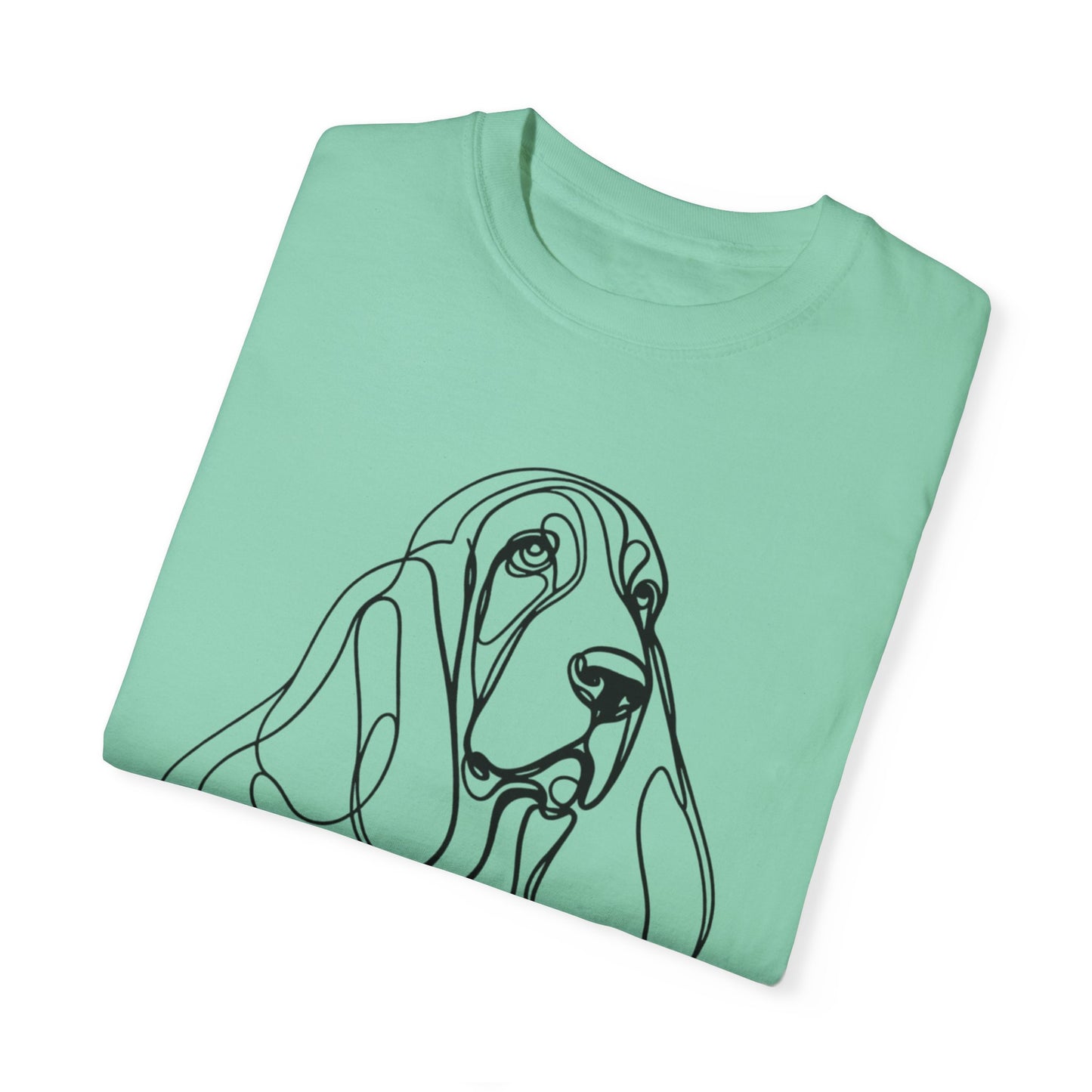 π Low & Loyal β Basset Hound Line Art Tee β Perfect for Dog Lovers
