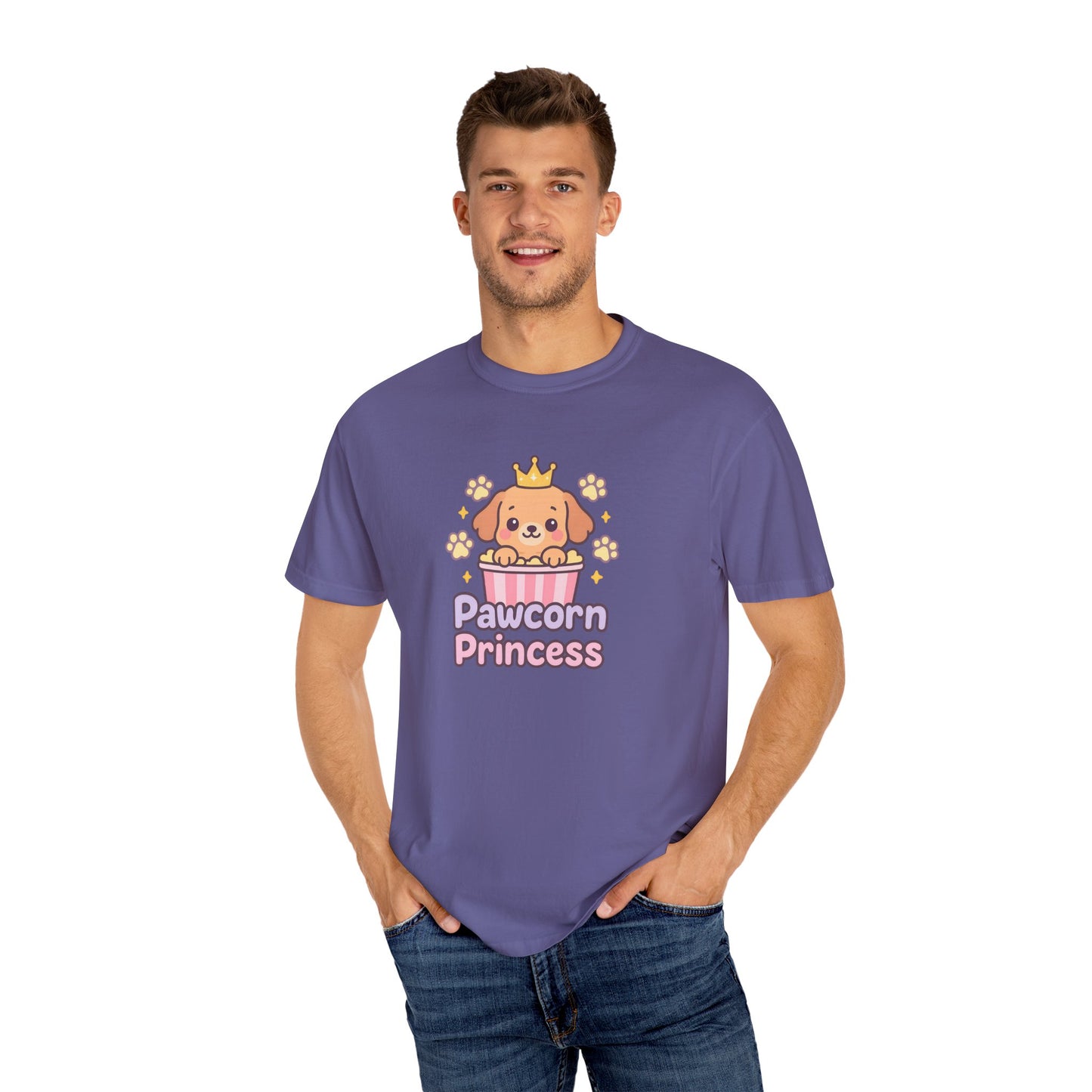 Pawprint Princess T-Shirt, Cute Dog Lover Tee, Funny Pet Shirt, Gift for Dog Moms, Animal Lover Clothing