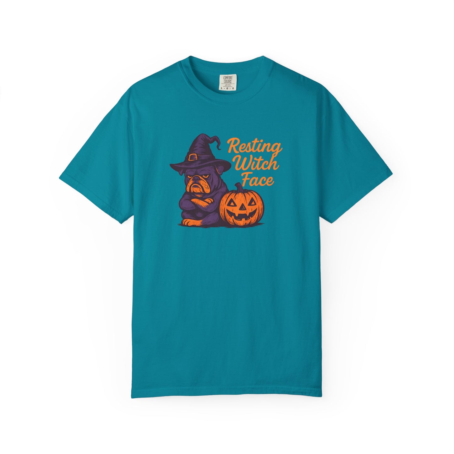 Halloween Witch T-Shirt, Funny Resting Witch Face Tee, Unisex Halloween Apparel, Spooky Season Shirt, Fall Festive Wear
