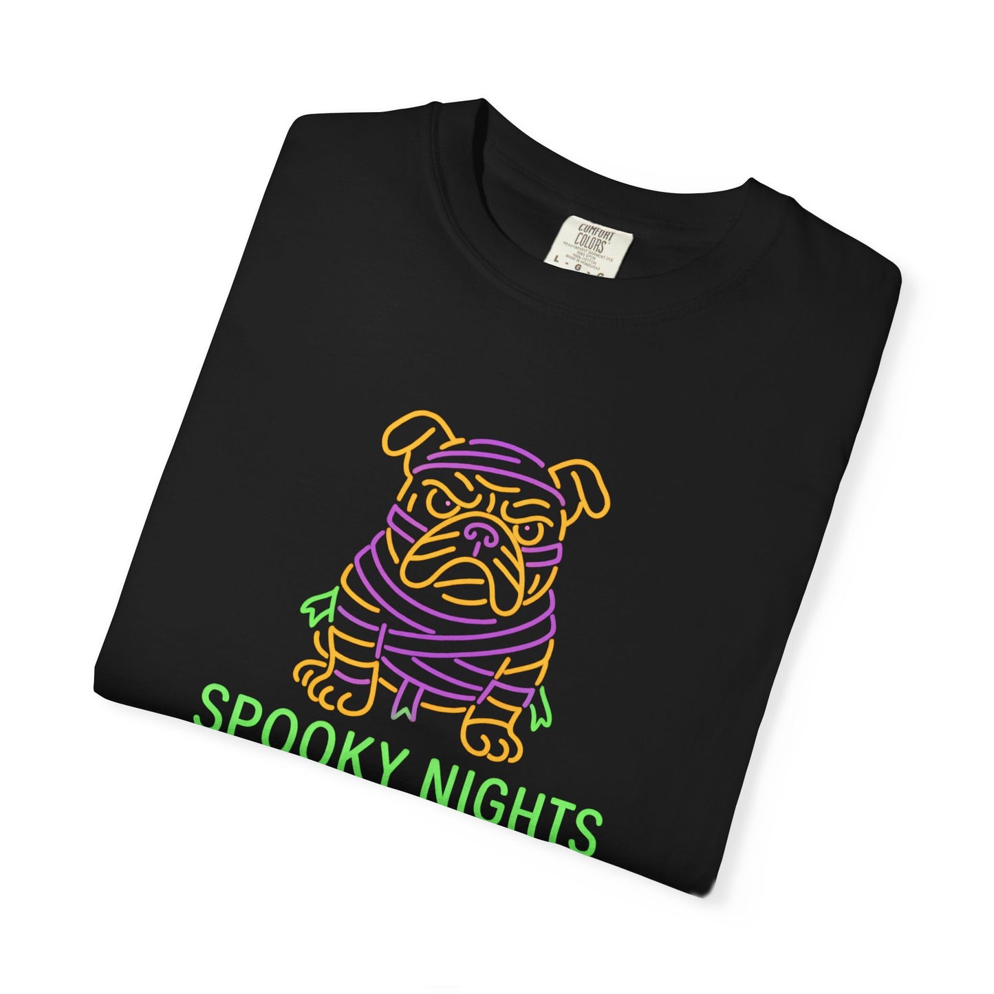 Spooky Nights T-Shirt, Halloween Tee, Unisex Halloween Shirt, Dog Lover Gift, Unique Fall Apparel