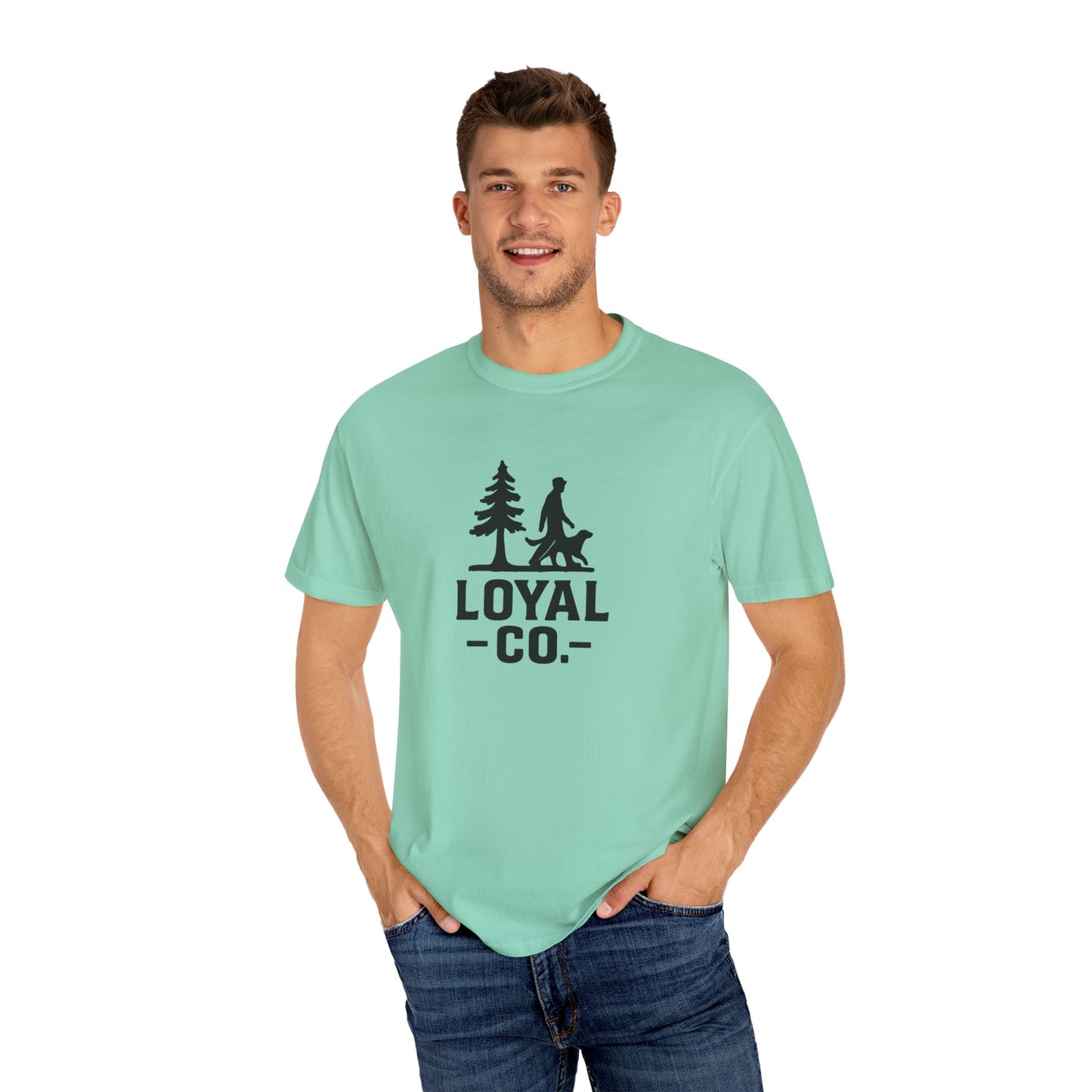 Loyal Co. Unisex Garment-Dyed T-shirt – Perfect for Outdoor Enthusiasts, Casual Wear, Gifts, and Eco-Friendly Fashion