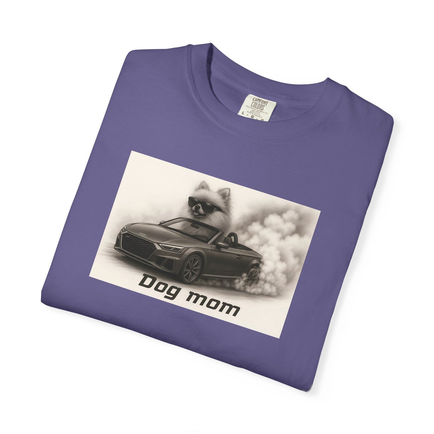 Dog Mom - Pomeranian - “Cool Dogs in Cool Cars” T-Shirt Collection! 🐶🚗