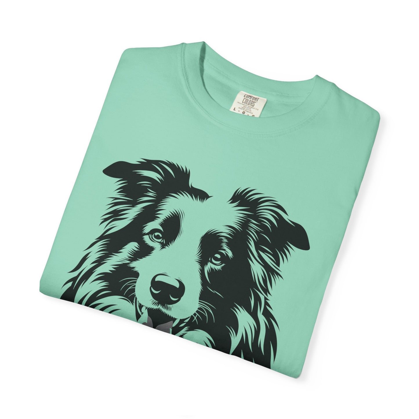 🖤 The Classic Collie – B/W Art Border Collie Tee - Perfect Gift for Dog Lovers