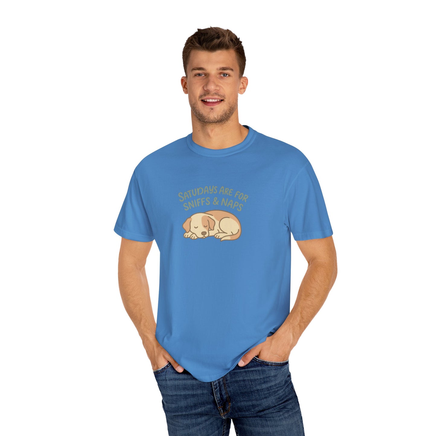 Saturdays are for naps Dog Dad T-Shirt