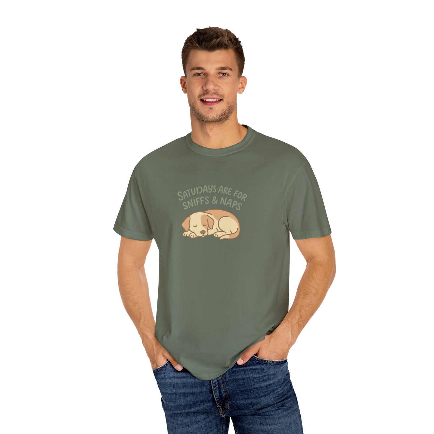 Saturdays are for naps Dog Dad T-Shirt
