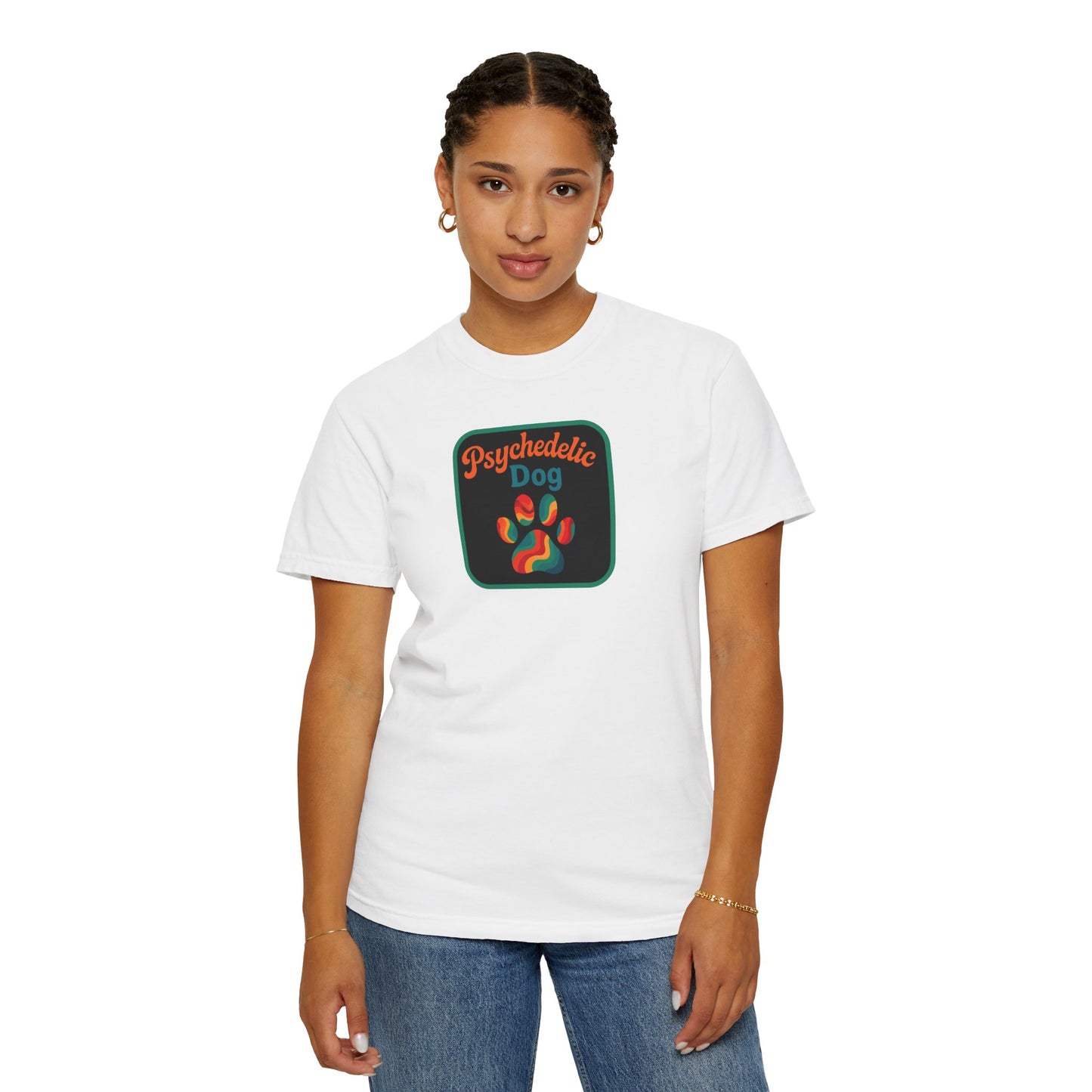 Psychedelic Dog T-shirt
