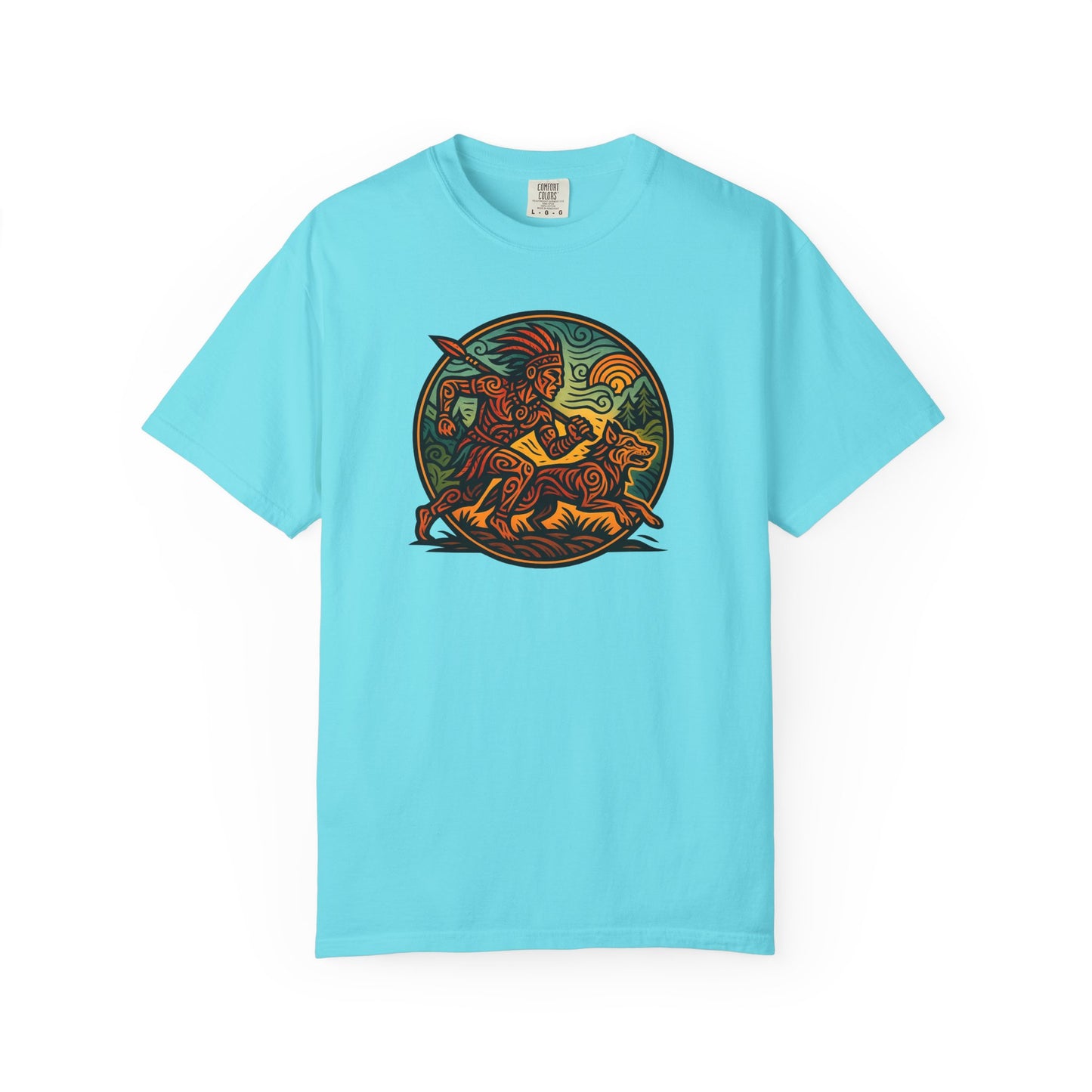 Vintage-Inspired Garment-Dyed T-Shirt, Artistic Tee for Nature Lovers, Perfect Gift for Birthdays, Casual Outings, Eco-Friendly Fashion