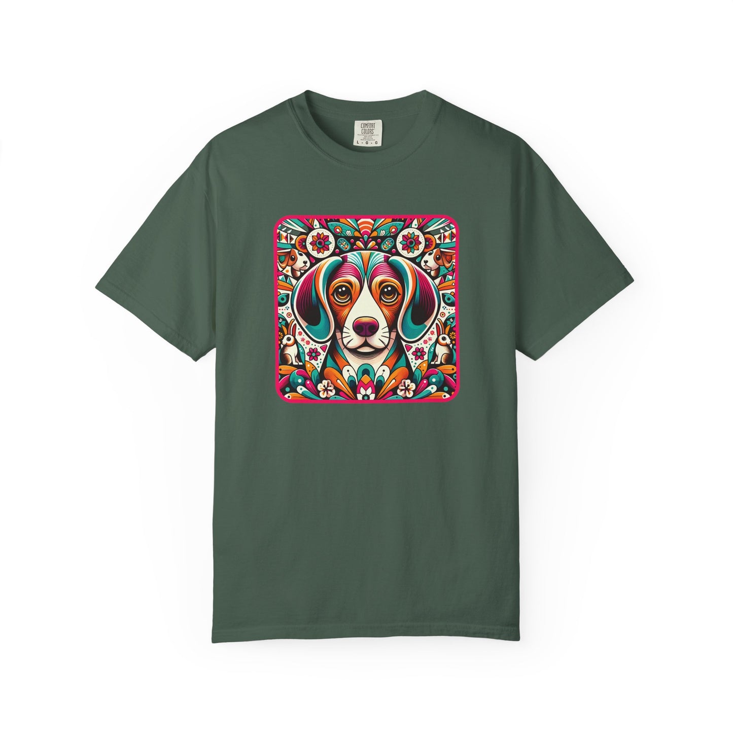 Colorful Dog Art Unisex T-Shirt - Perfect for Animal Lovers