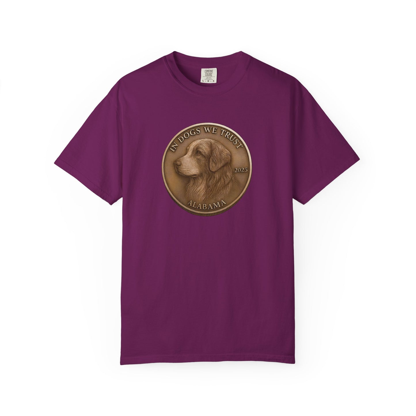 Alabama State Coin T-Shirt Collection - Proud Dog Breed Illustrations
