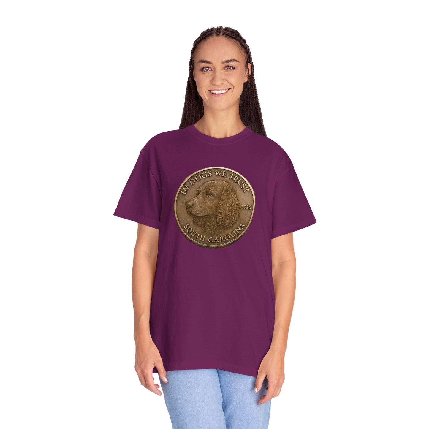 South Carolina State Coin T-Shirt Collection - Proud Dog Breed Illustrations