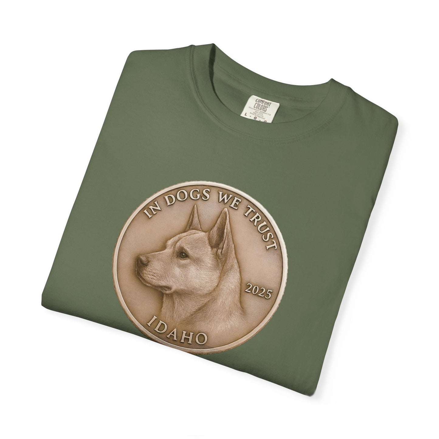 Idaho State Coin T-Shirt Collection - Proud Dog Breed Illustrations
