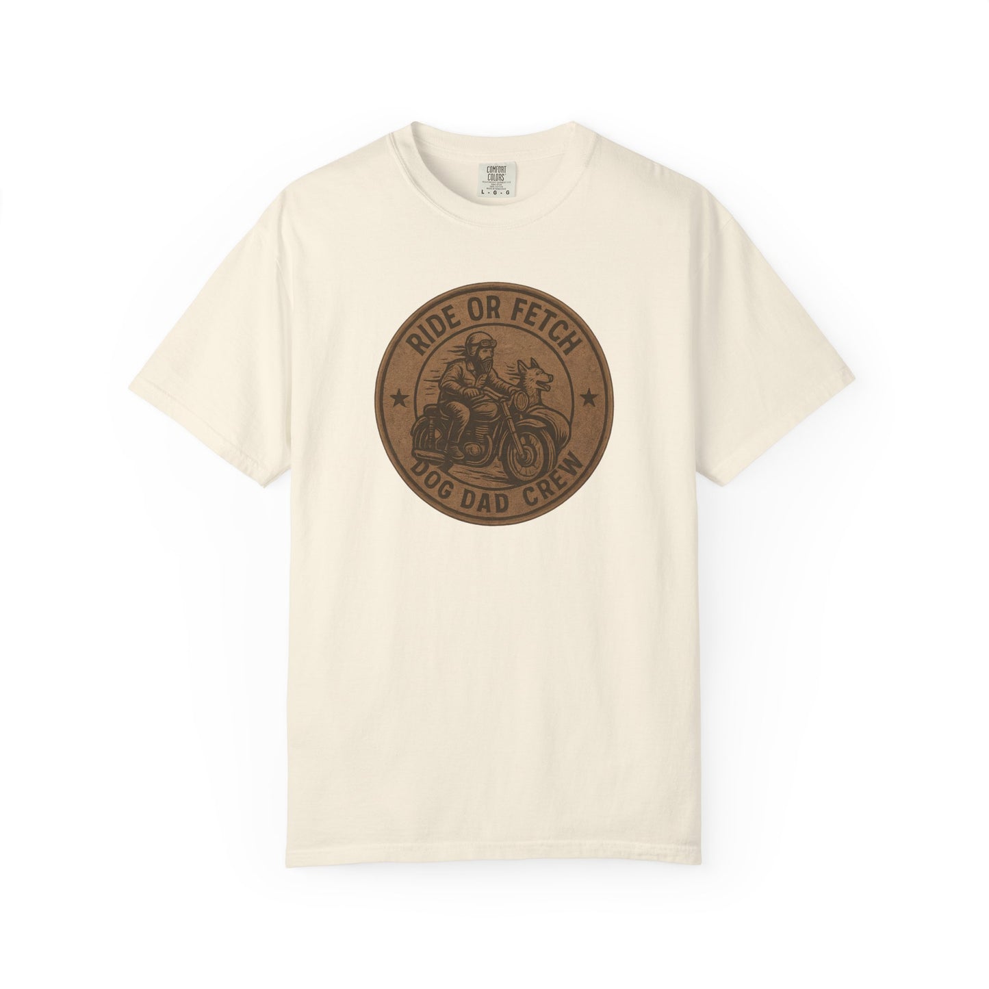 Dog Dad T-Shirt, Ride or Fetch Unisex Tee, Funny Dog Lover Gift, Pet Owner Apparel, Gifts for Father's Day, Casual Wear