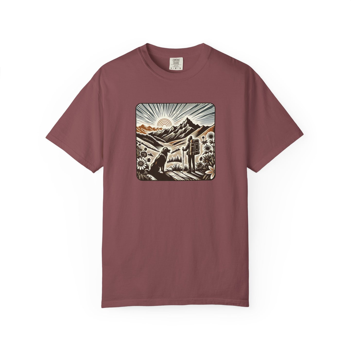 Adventure Awaits Unisex Garment-Dyed T-Shirt
