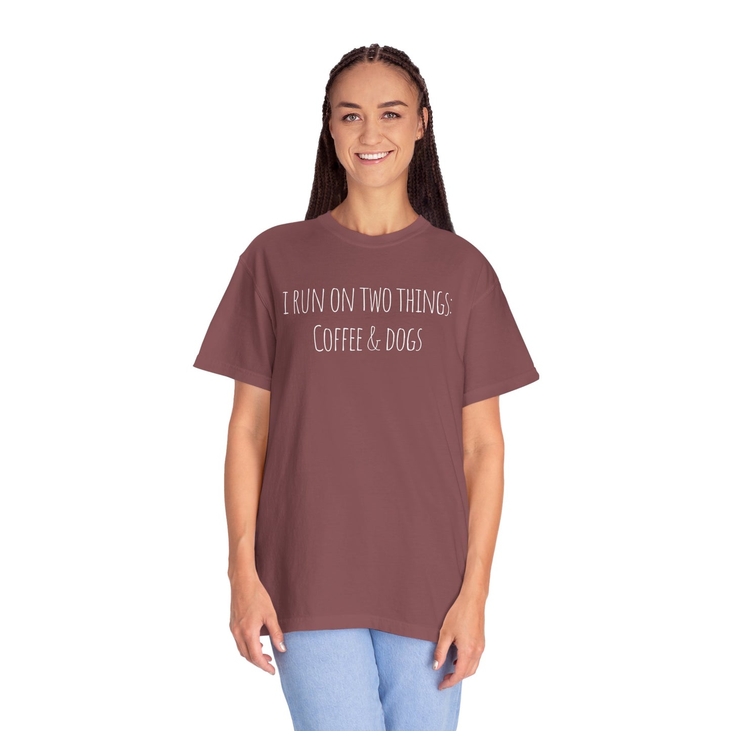 Coffee & Dogs Unisex T-Shirt - Casual Graphic Tee for Dog Lovers